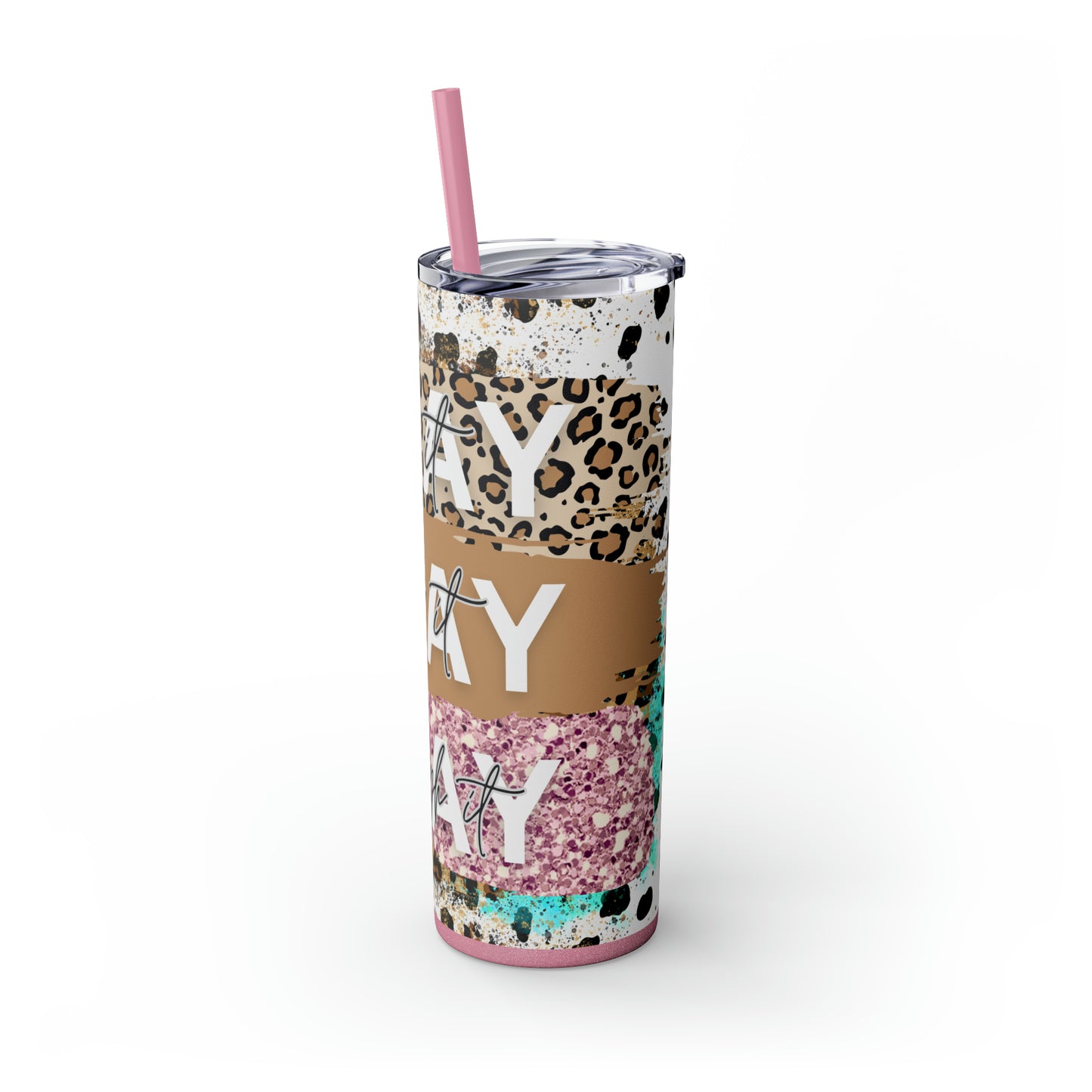 Pray Pray Pray, Christian Skinny Tumbler, 20oz