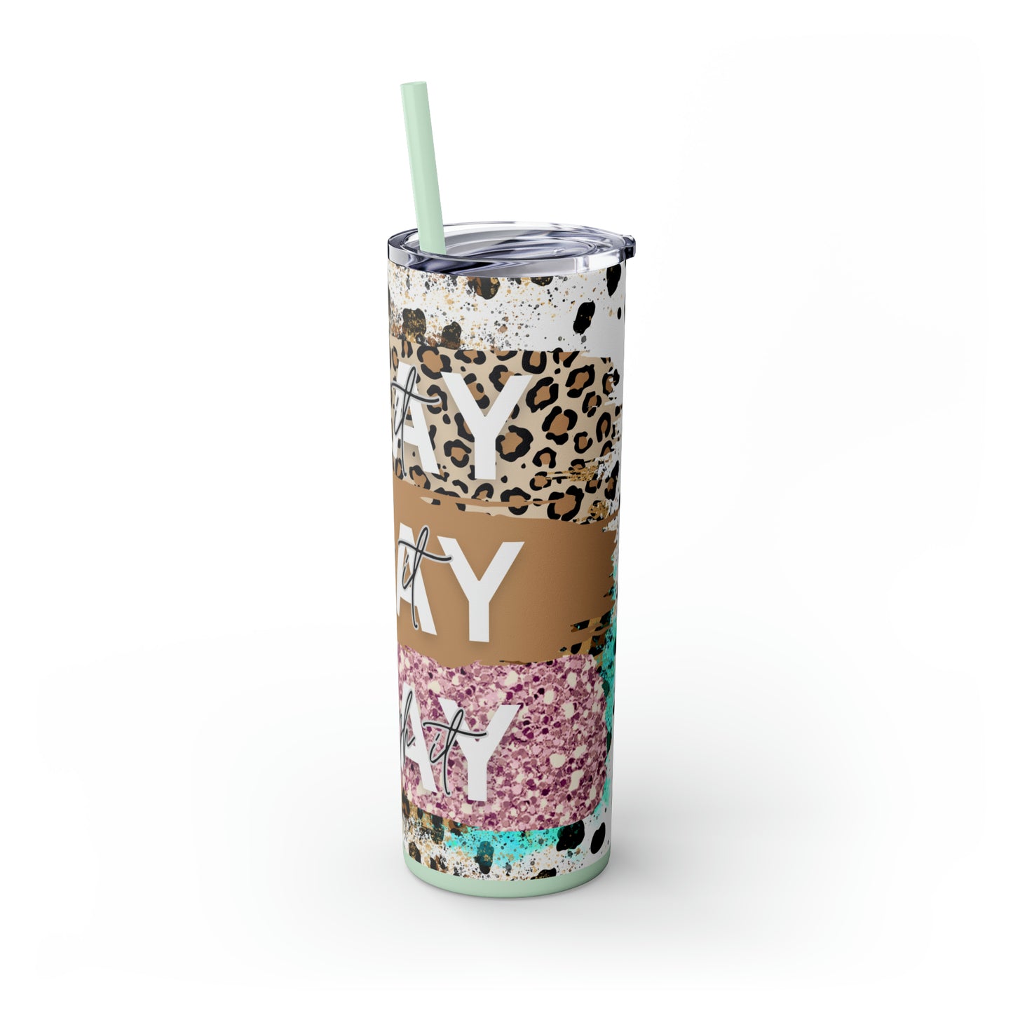 Pray Pray Pray, Christian Skinny Tumbler, 20oz