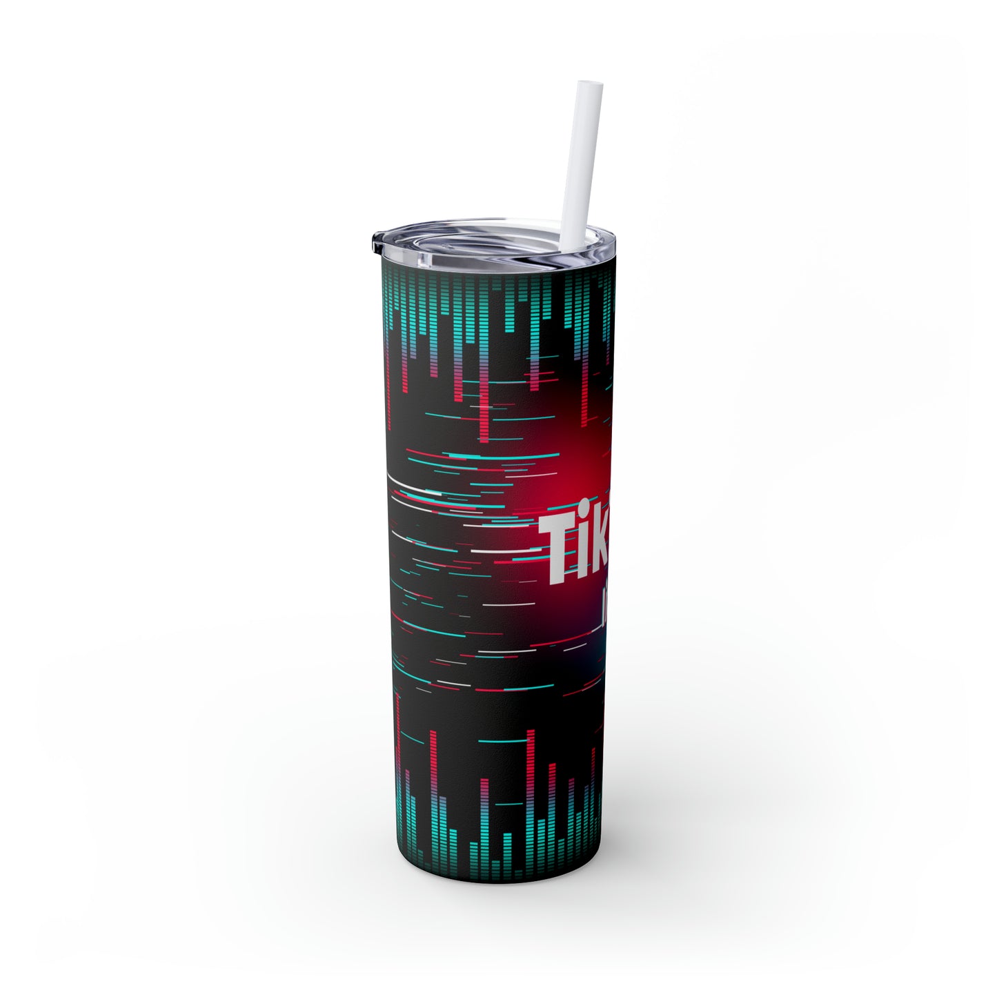 Tik Tok Life Skinny Tumbler, 20oz