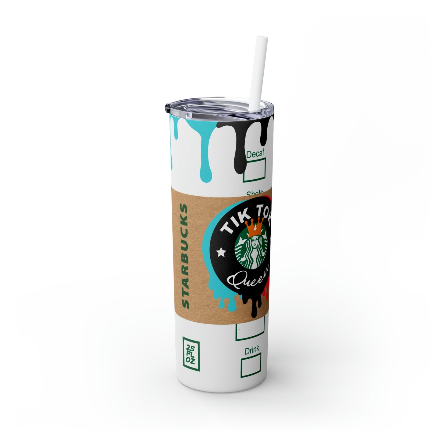 Tik Tok Starbucks Skinny Tumbler, 20oz