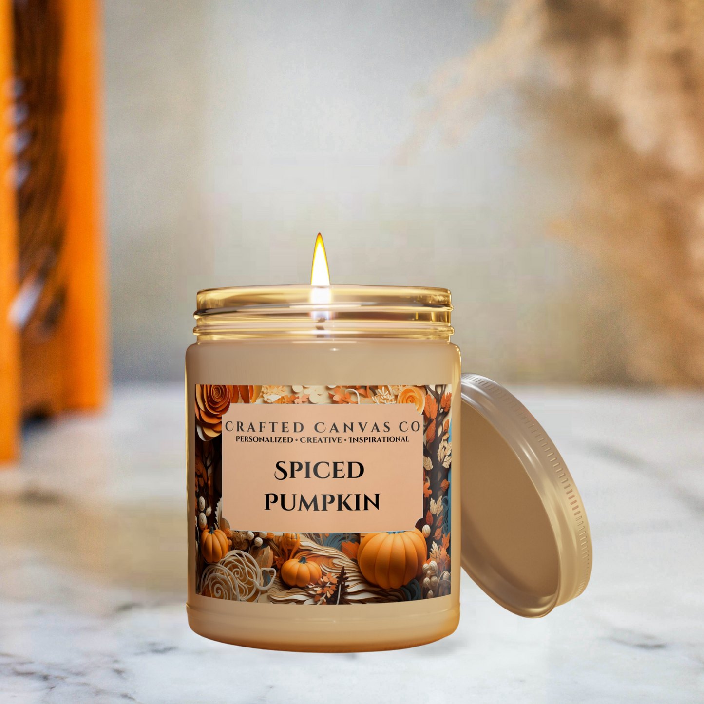 Fall Spiced Pumpkin Patch Scented Candle 9oz