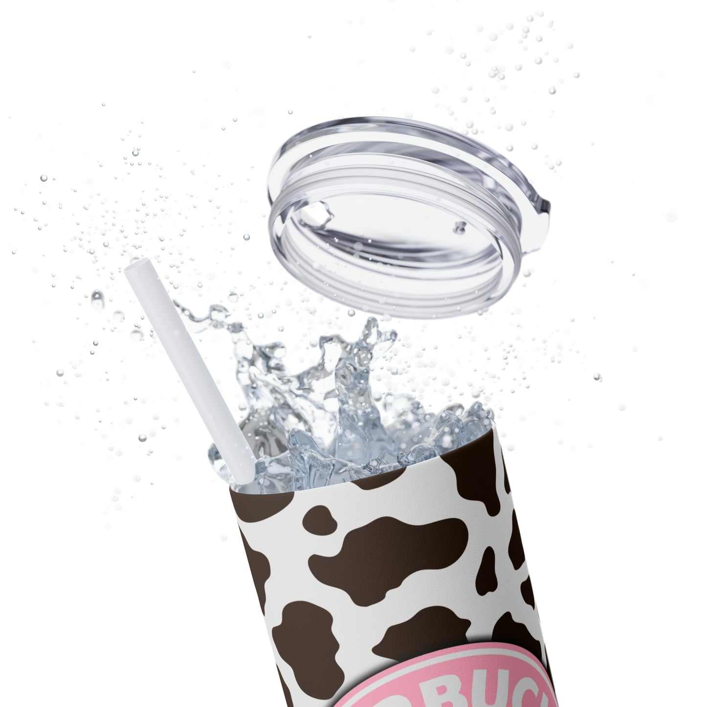 Starbucks Coffee Pink & Brown Skinny Tumbler, 20oz