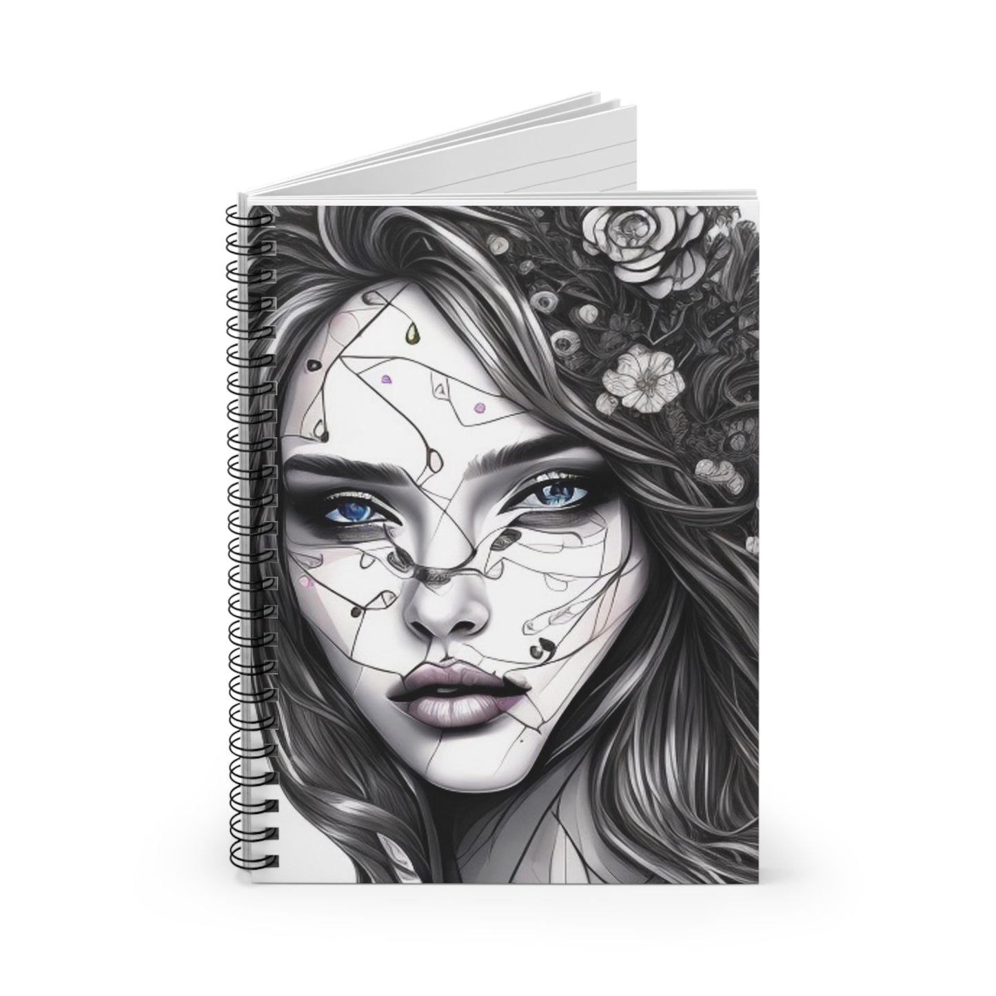 Beautiful Woman! Journal or Notebook. Minimalist, Notes Spiral Notebook - Ruled Line