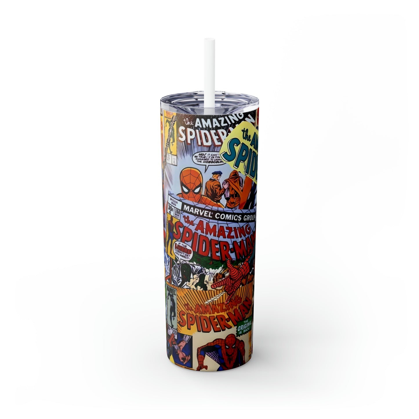 Spider-Man Comic Skinny Tumbler, 20oz