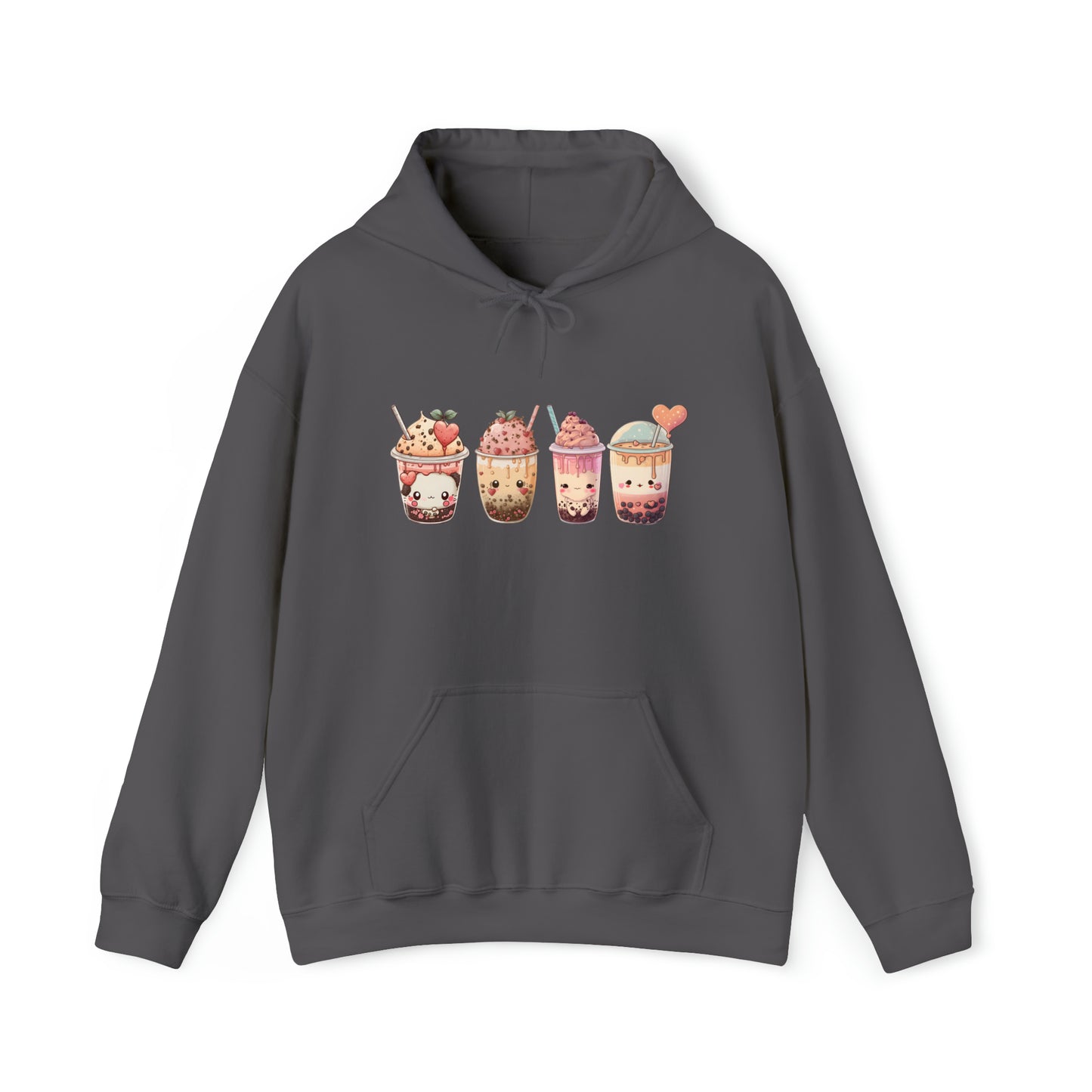 Kawaii Lovers' BubbleTea Unisex Hoodie - Comfortable & Fashionable Sweatshirt in Multiple Colors