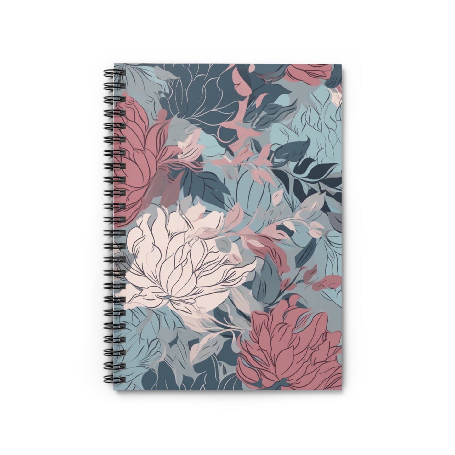 Field Of Flowers Journal or Notebook. Diary Notes Spiral Notebook - Ruled Lined