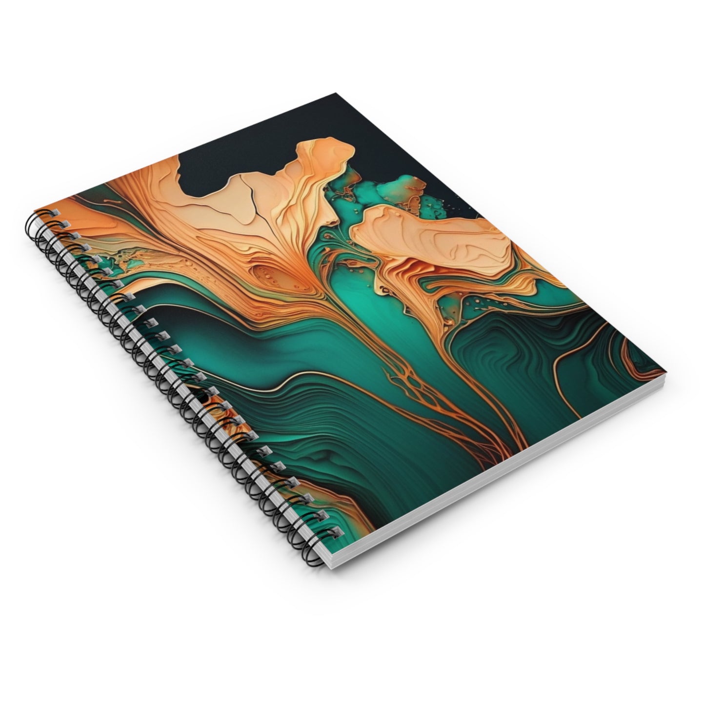 Colorful Explosion Journal or Notebook. Diary Notes Spiral Notebook - Ruled Lined