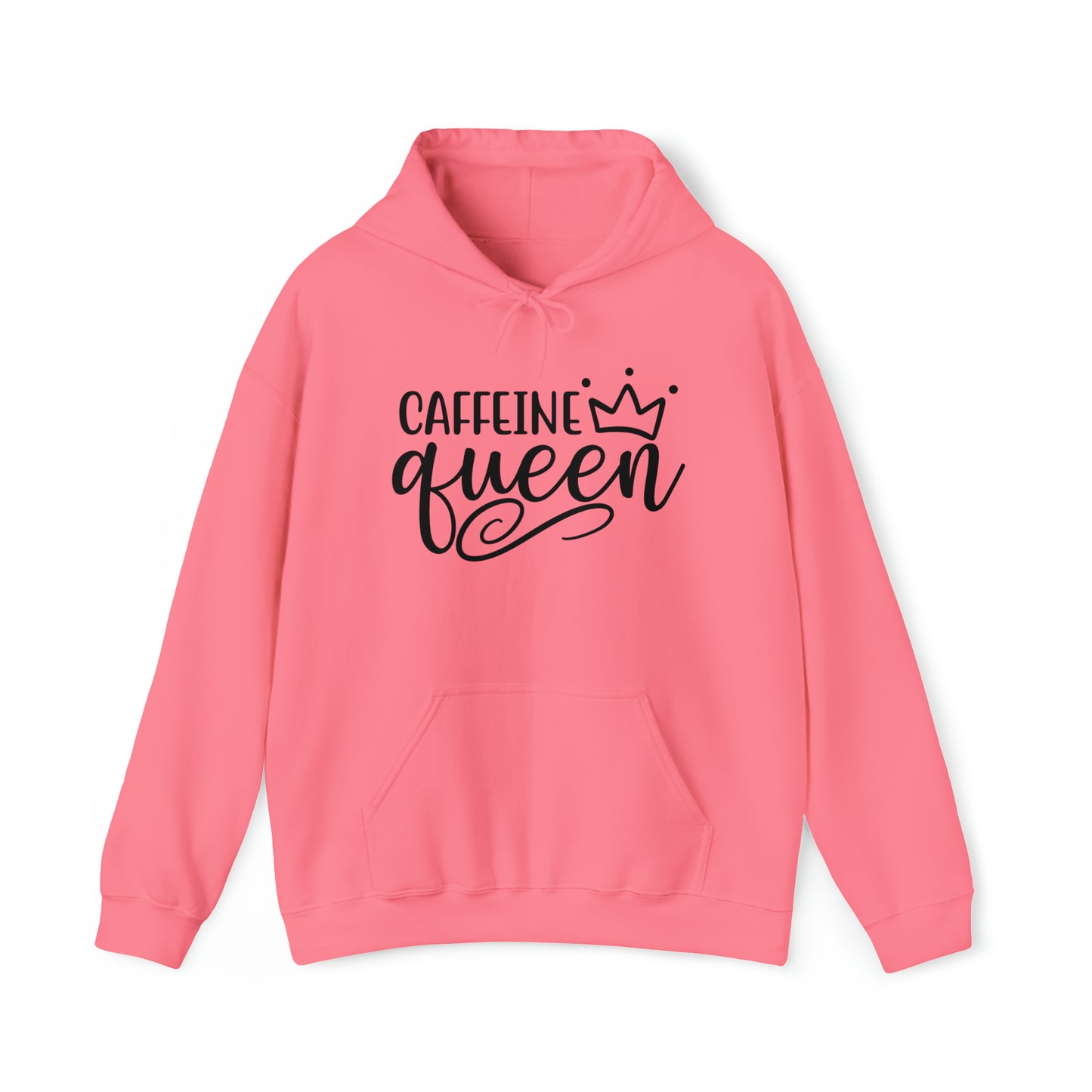 Caffeine Queen Hoodie - Comfortable & Fashionable Sweatshirt in Multiple Colors Coffee Lover, Caffeine Lover