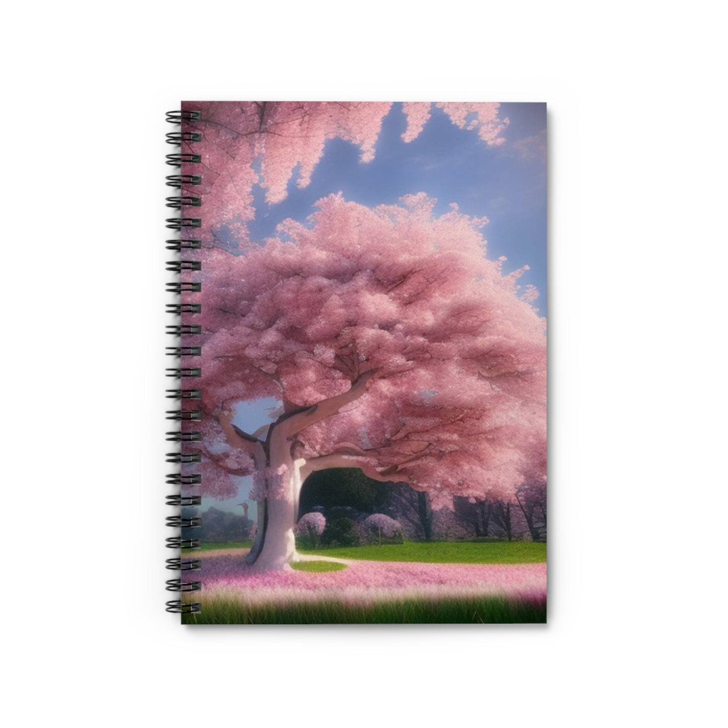 Cherry Blossom Tree! Journal or Notebook. Notes Spiral Notebook - Ruled Line
