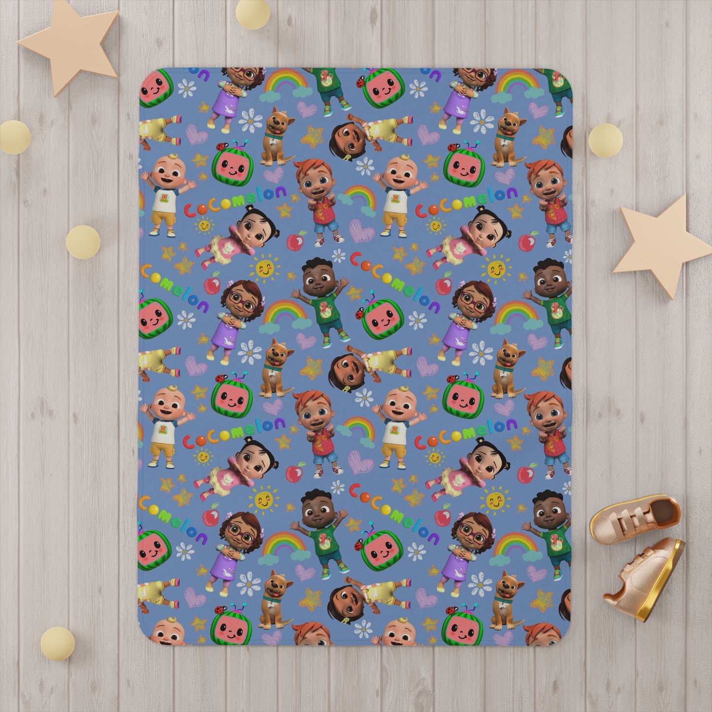 Coco Melon Toddler Blanket
