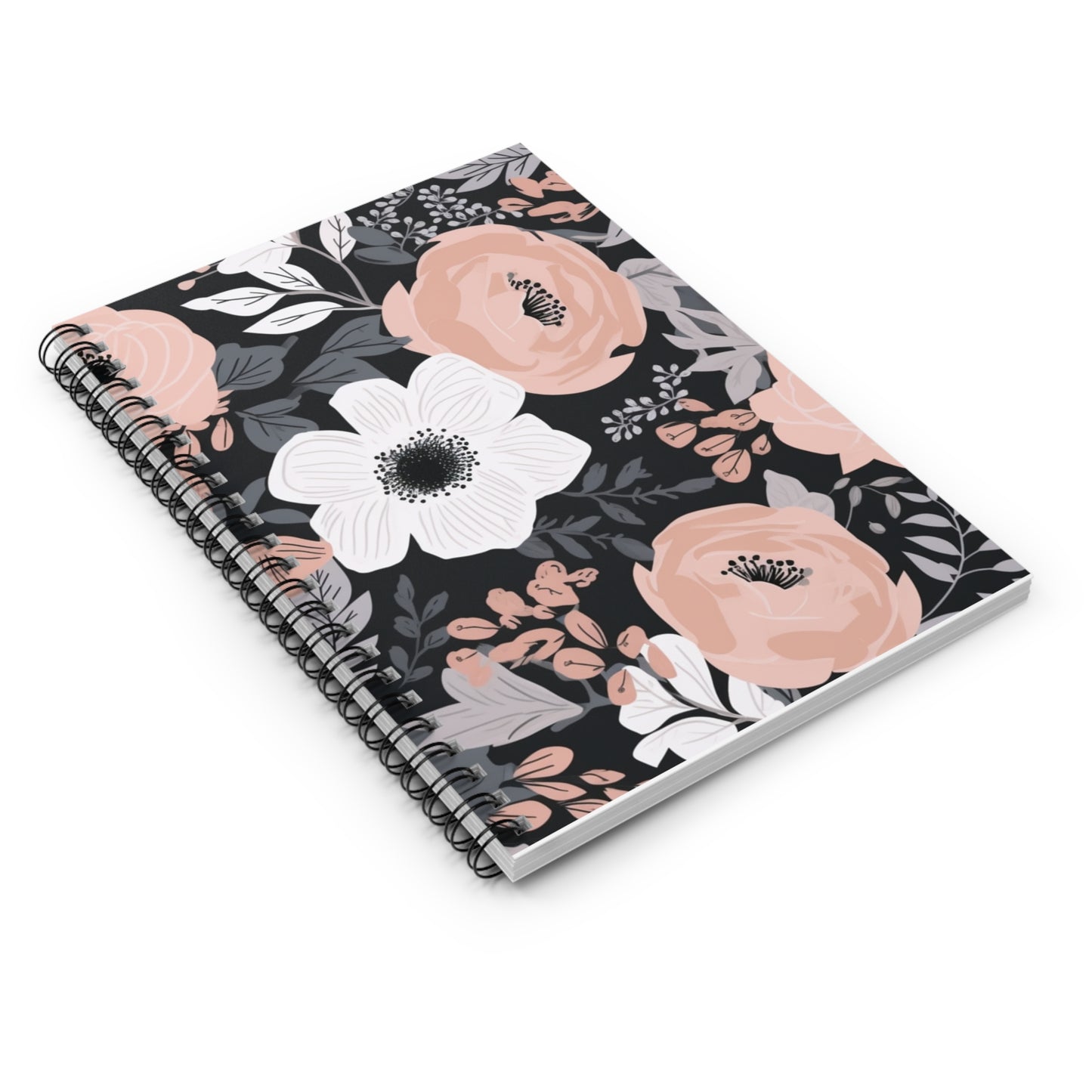Pretty in Pink boho designed journal or Notebook. Boho, minimalist, Notes Spiral Notebook - Ruled Line