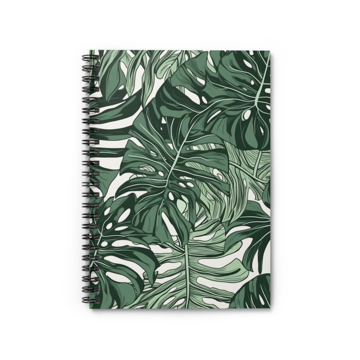 Leaves Journal or Notebook. Diary Notes Spiral Notebook - Ruled Lined