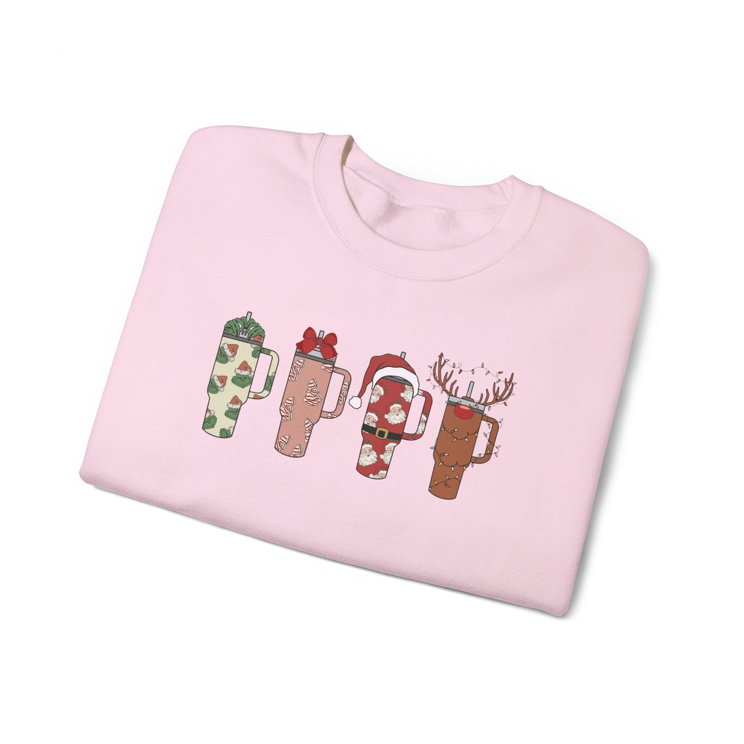 Tumbler Christmas Crewneck Sweatshirt
