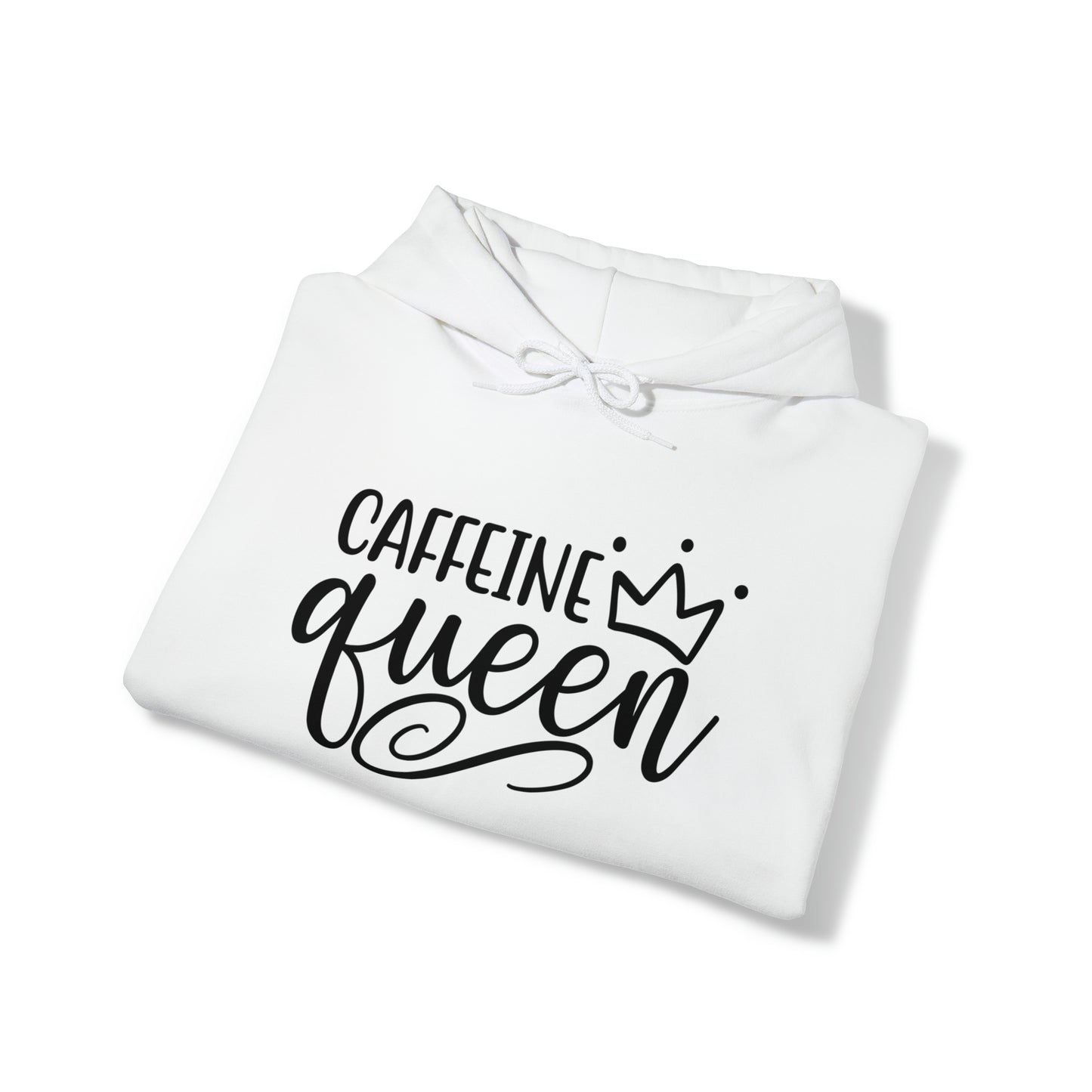 Caffeine Queen Hoodie - Comfortable & Fashionable Sweatshirt in Multiple Colors Coffee Lover, Caffeine Lover