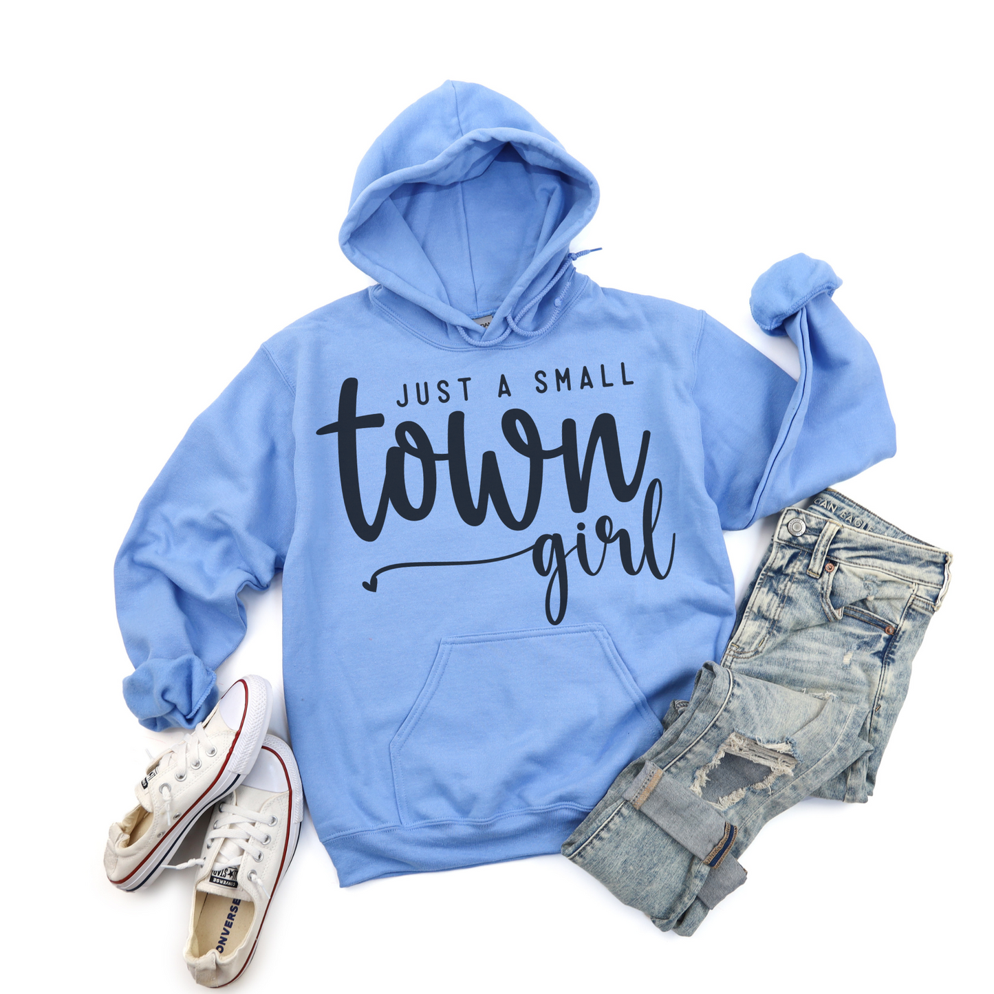 Just a small town girl! Heavy Blend™ Hooded Sweatshirt