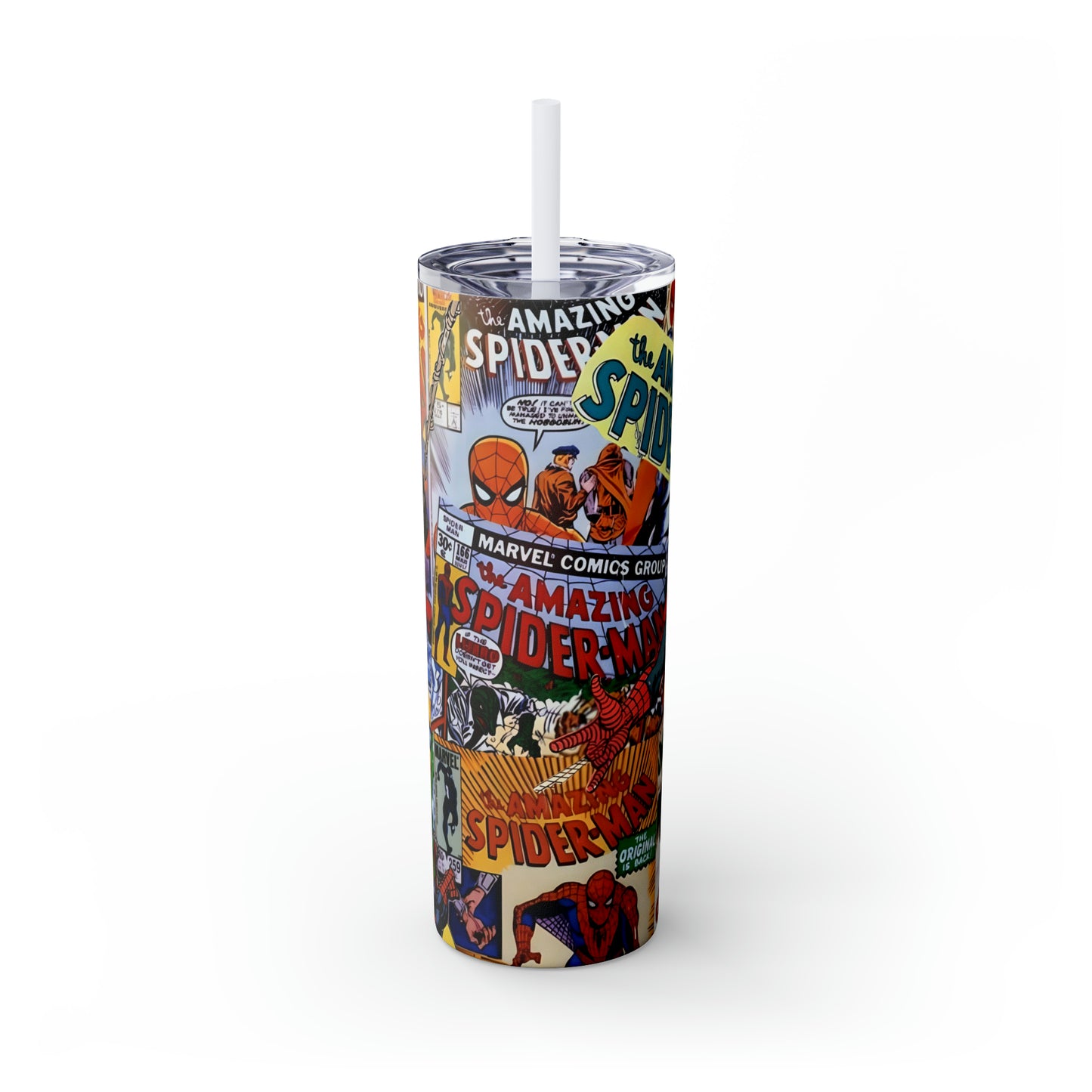 Spider-Man Comic Skinny Tumbler, 20oz