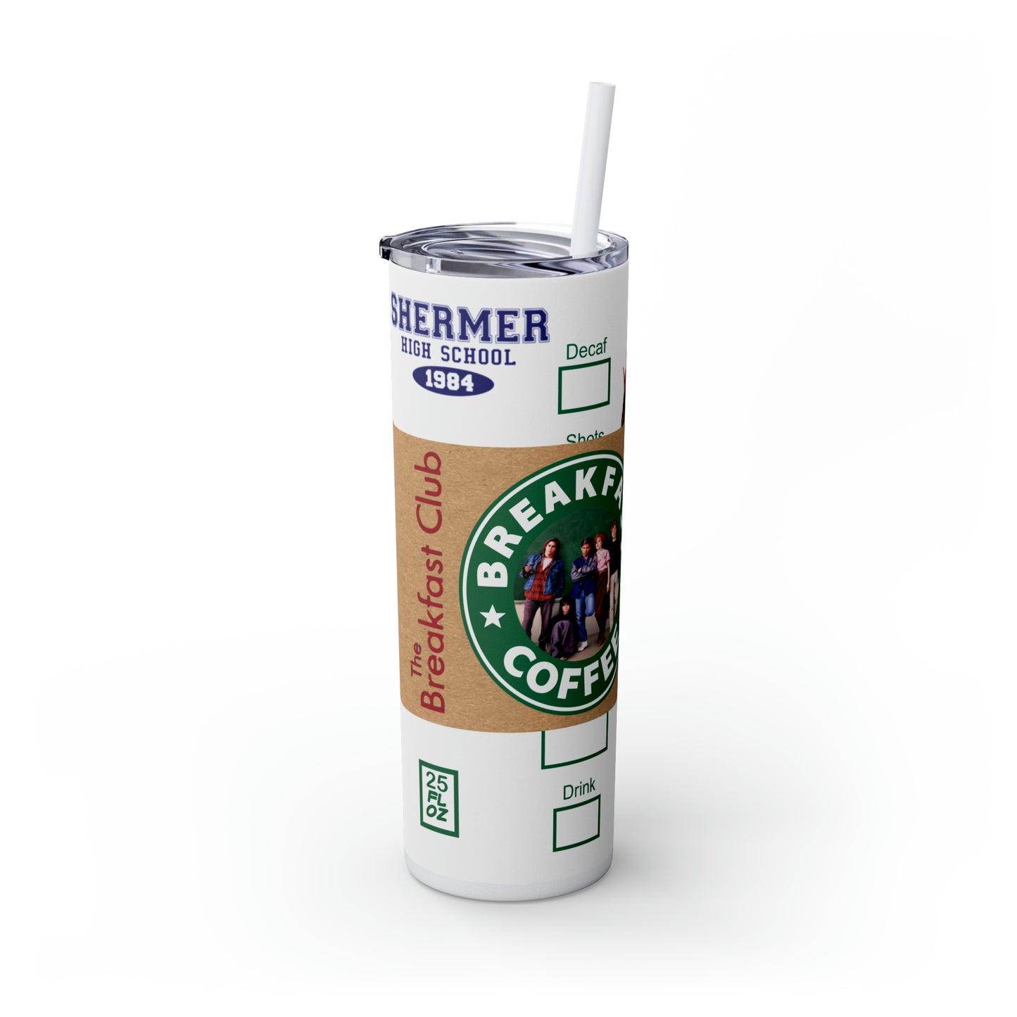 The Breakfast Club Skinny Tumbler, 20oz