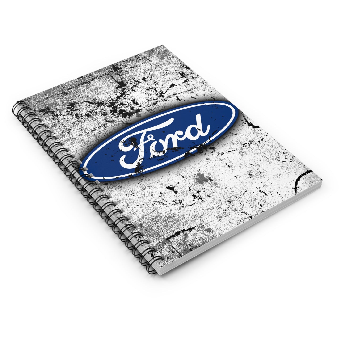 Ford Black white and blue Spiral Notebook - Ruled Line
