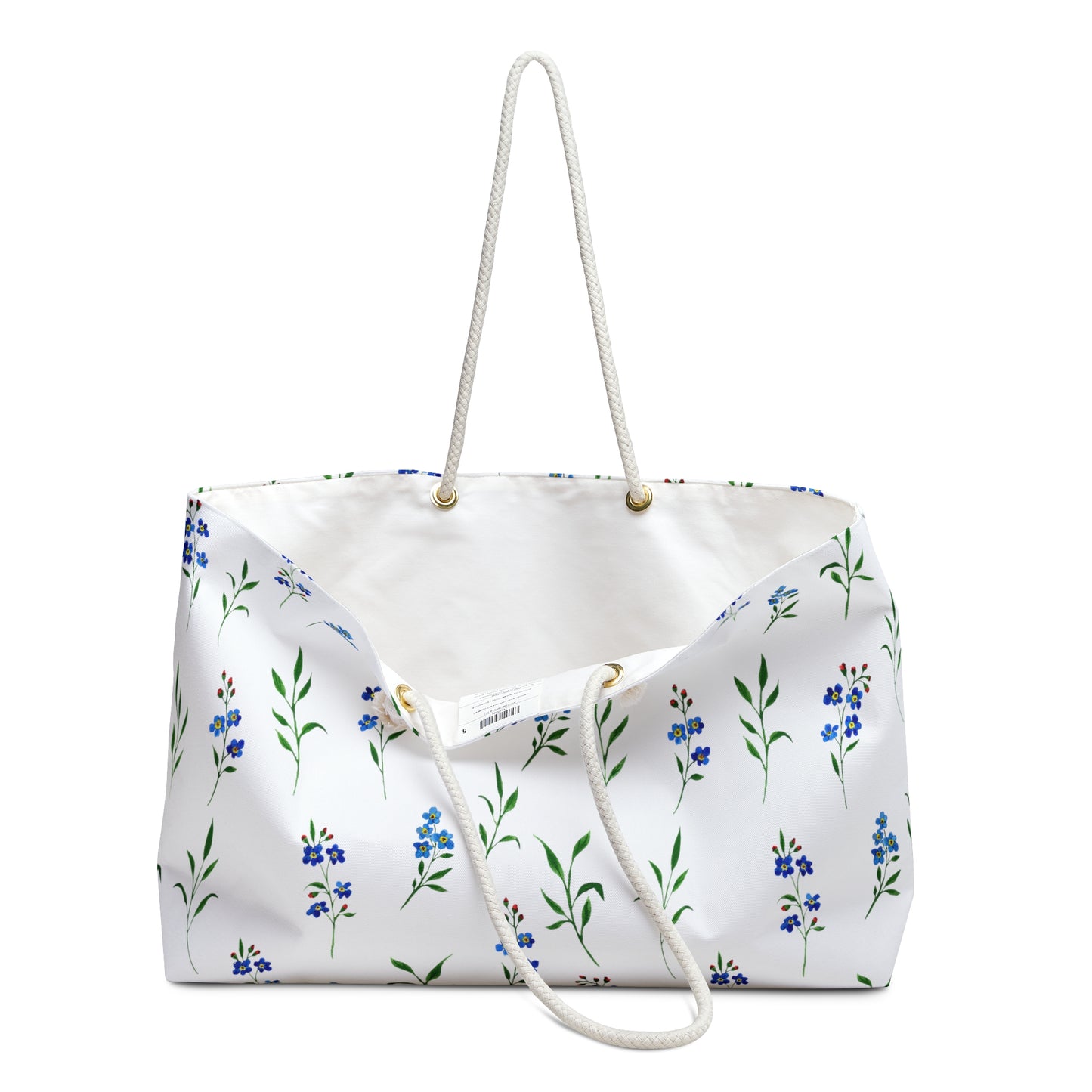Danty Blue Floral Weekender Bag