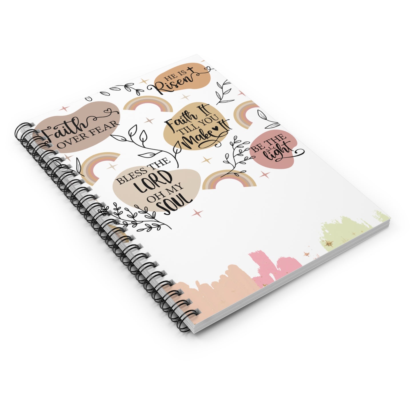 Be still, be the light! Christian journal or Notebook. Notes Spiral Notebook - Ruled Line