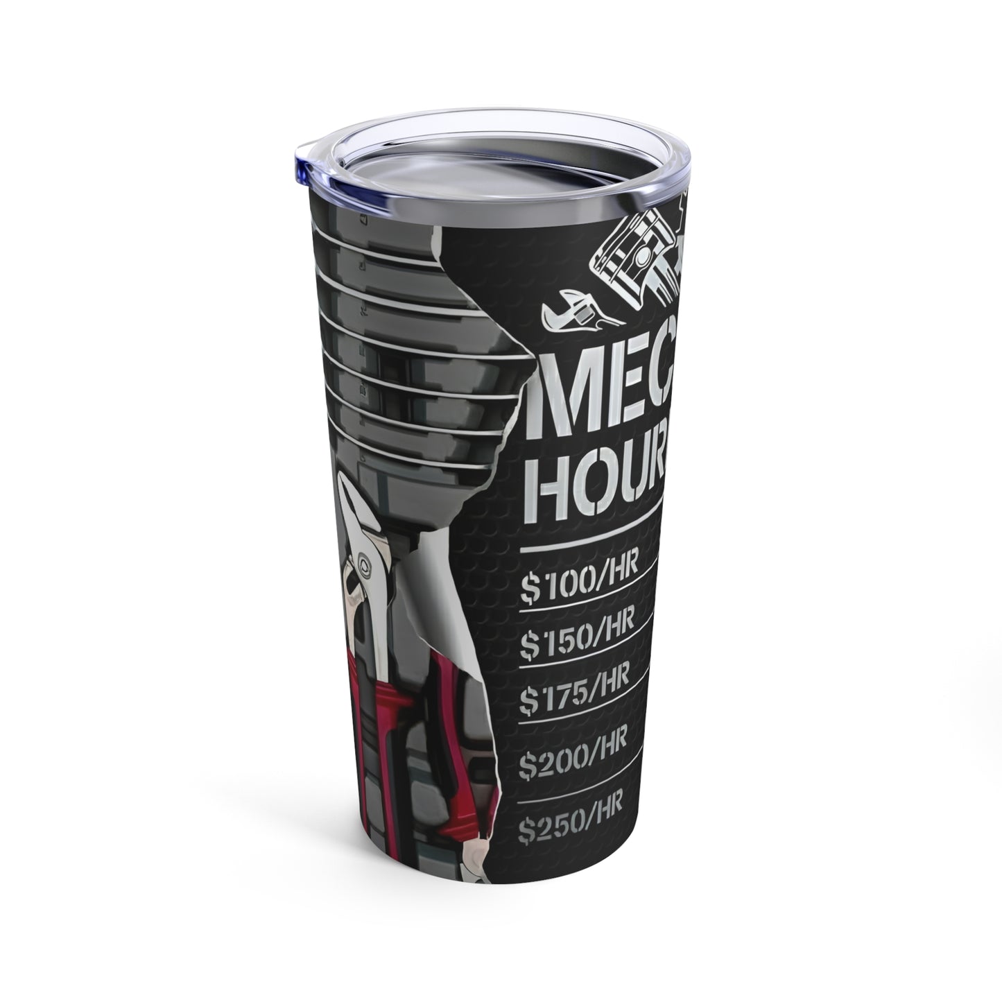 Mechanics Hourly Rate Insulated Tumbler 20oz