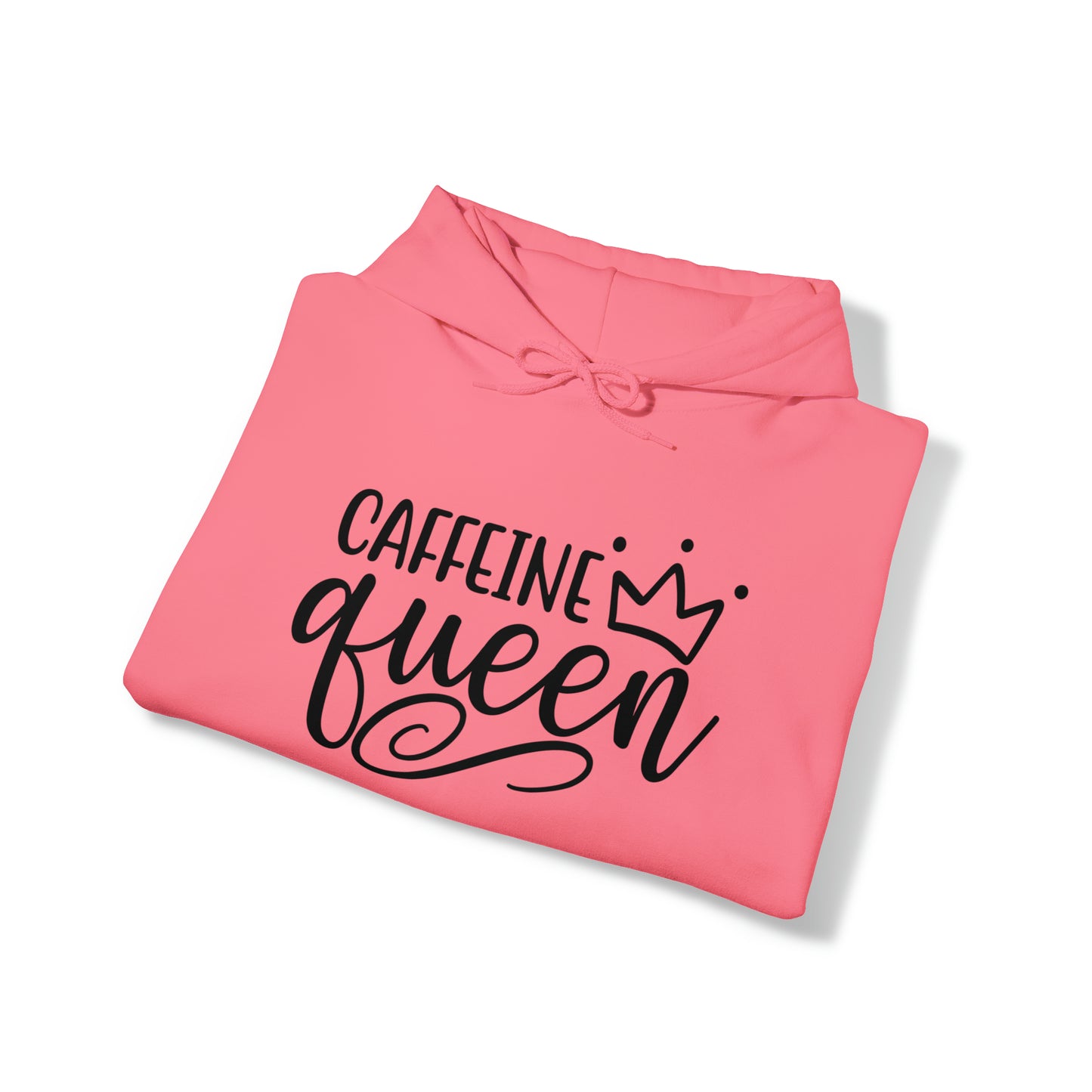 Caffeine Queen Hoodie - Comfortable & Fashionable Sweatshirt in Multiple Colors Coffee Lover, Caffeine Lover