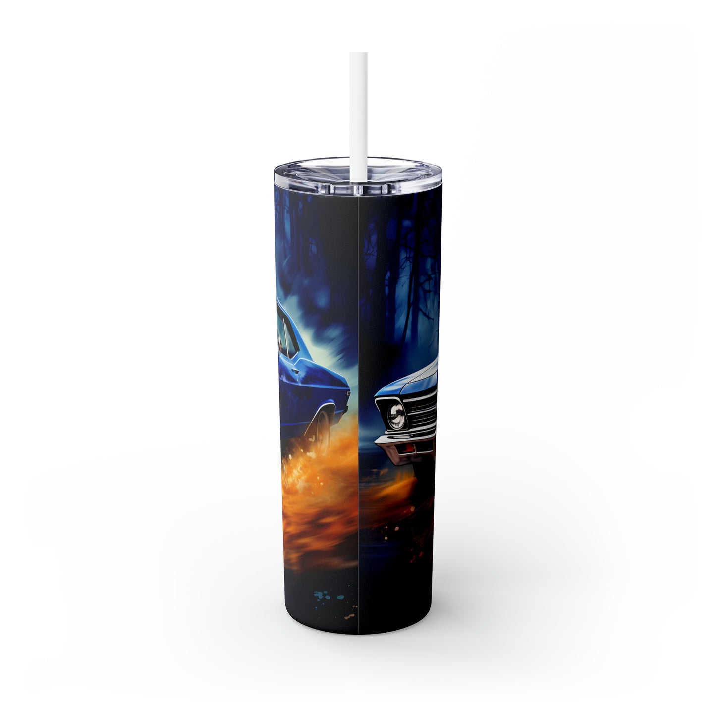 1969 Chevy Nova Skinny Tumbler with Straw, 20oz