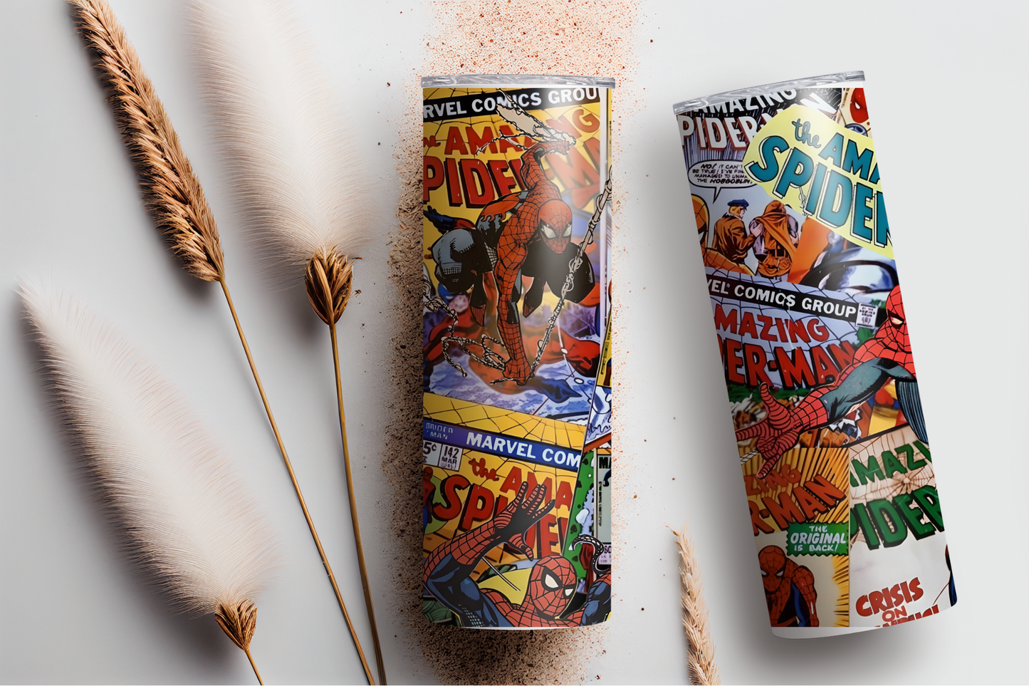 Spider-Man Comic Skinny Tumbler, 20oz