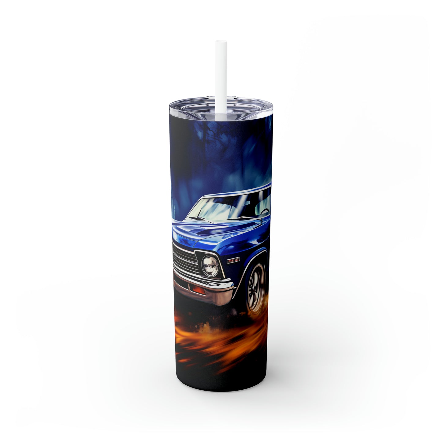 1969 Chevy Nova Skinny Tumbler with Straw, 20oz