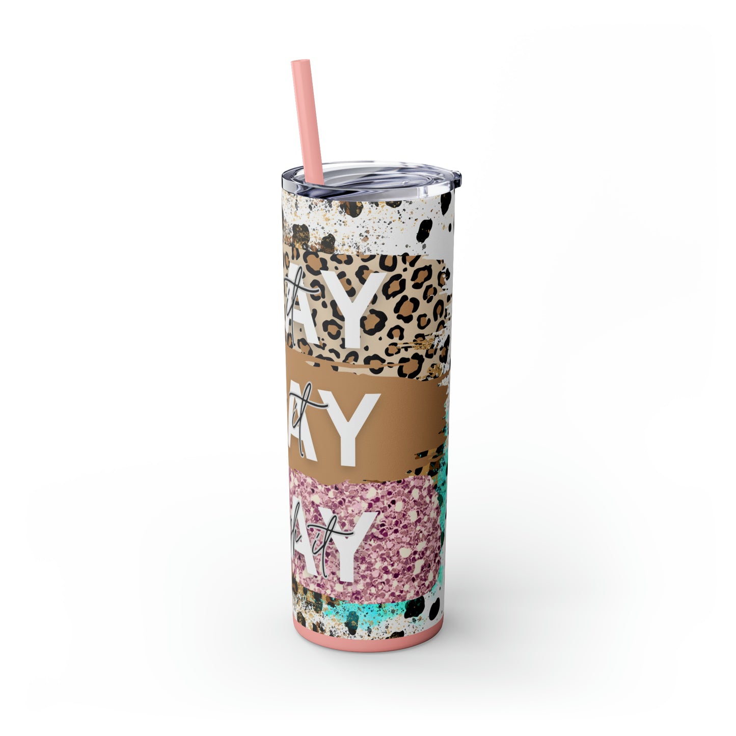 Pray Pray Pray, Christian Skinny Tumbler, 20oz