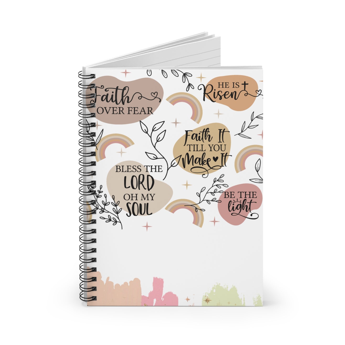 Be still, be the light! Christian journal or Notebook. Notes Spiral Notebook - Ruled Line