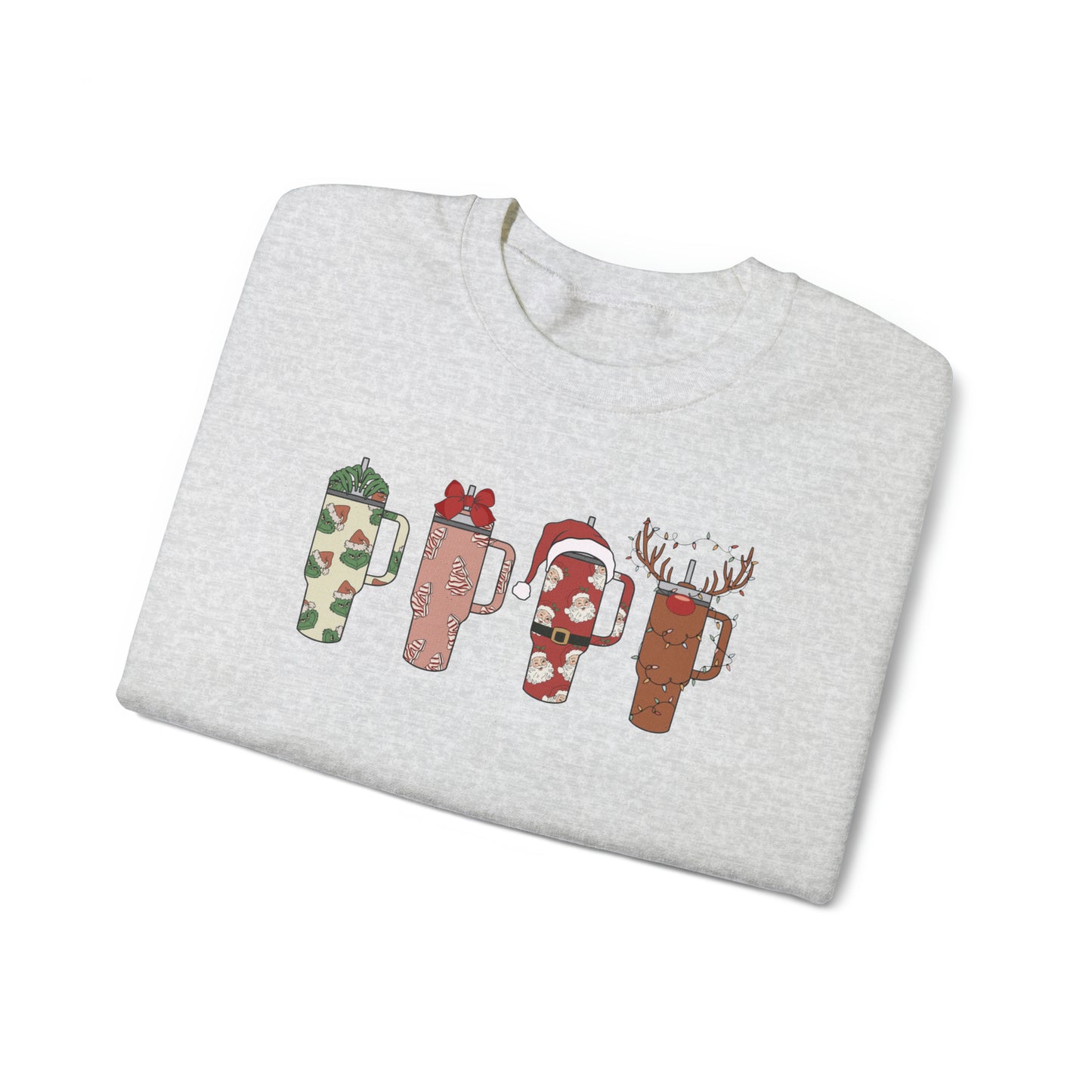 Tumbler Christmas Crewneck Sweatshirt