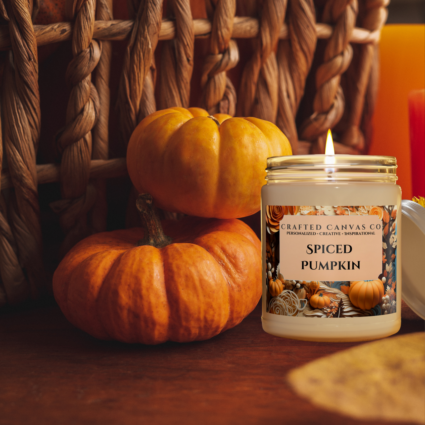 Fall Spiced Pumpkin Patch Scented Candle 9oz