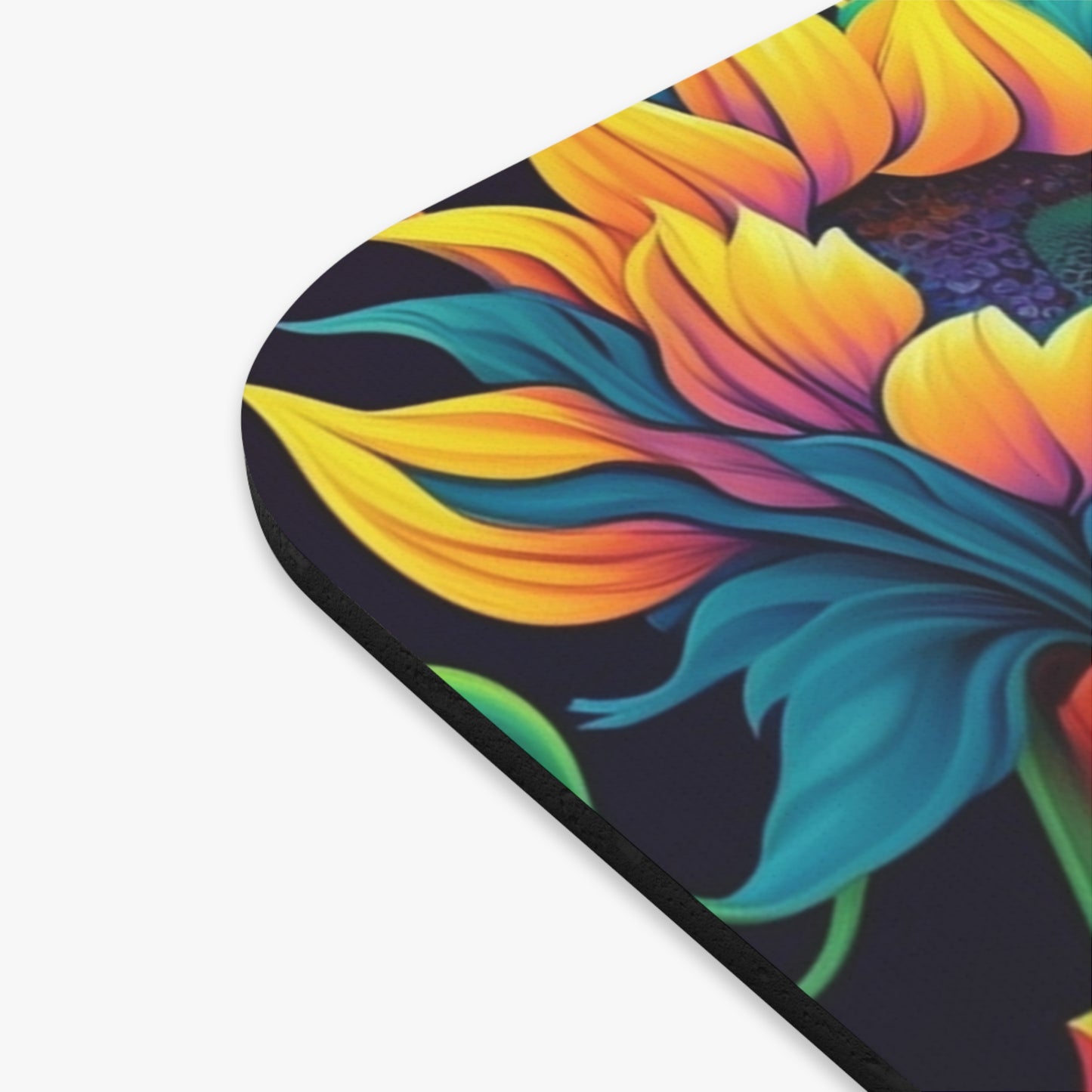Colorful, Floral, sunflower Mouse Pad (Rectangle)