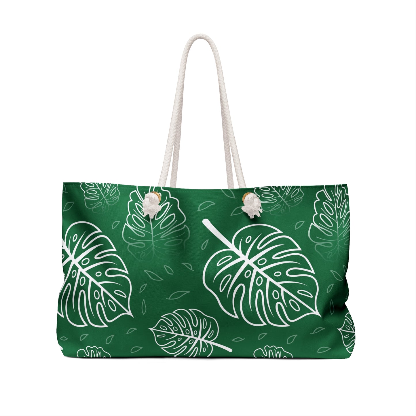 Tropical Leaves Weekender Bag