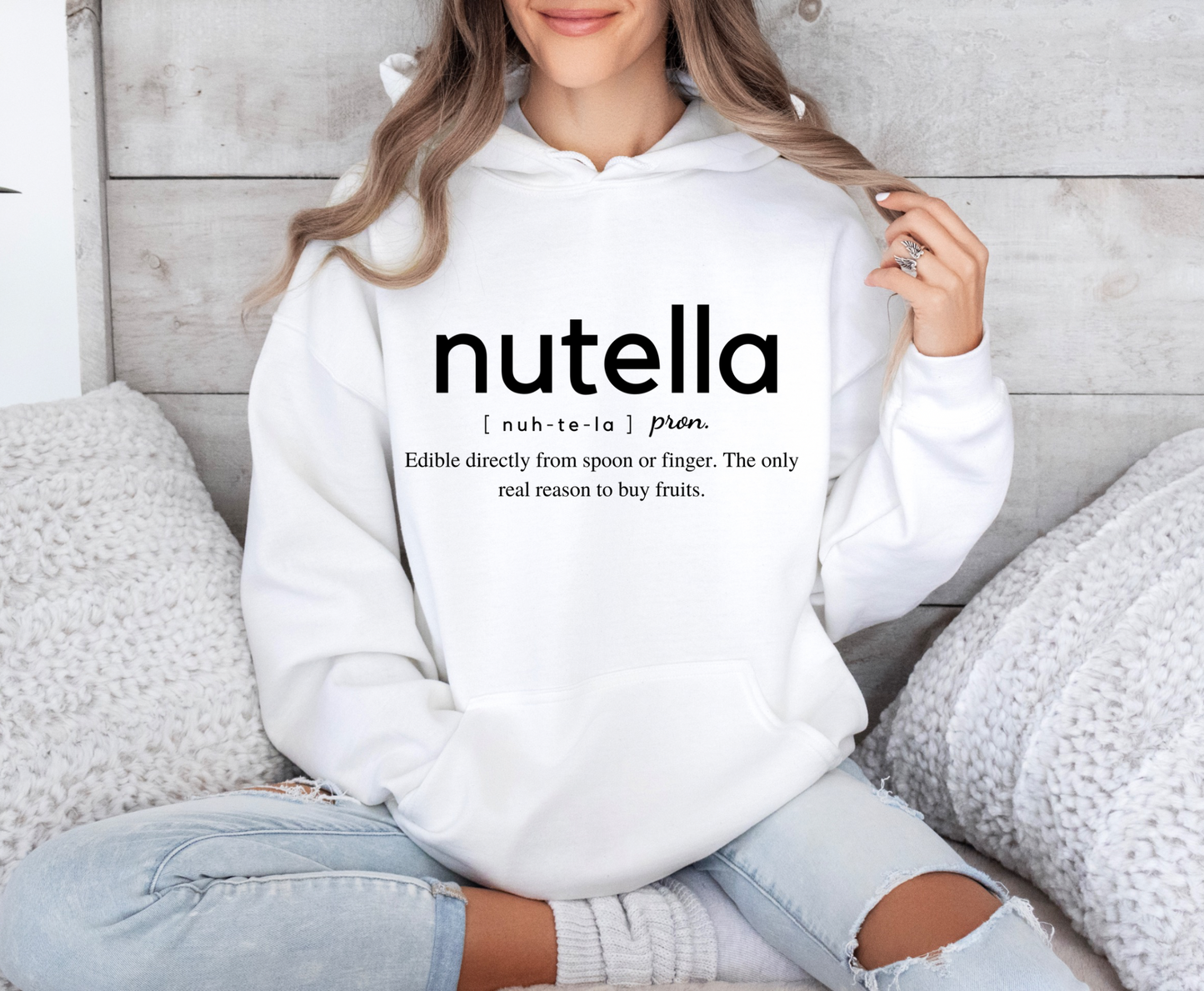 Nutella Lovers' Unisex Hoodie - Comfortable & Fashionable Sweatshirt in Multiple Colors