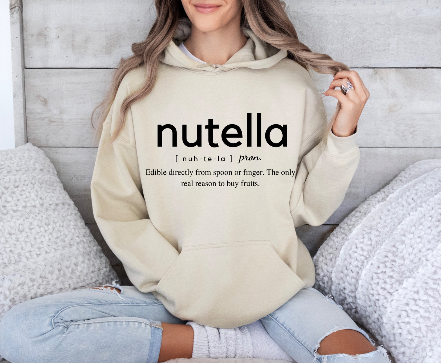 Nutella Lovers' Unisex Hoodie - Comfortable & Fashionable Sweatshirt in Multiple Colors