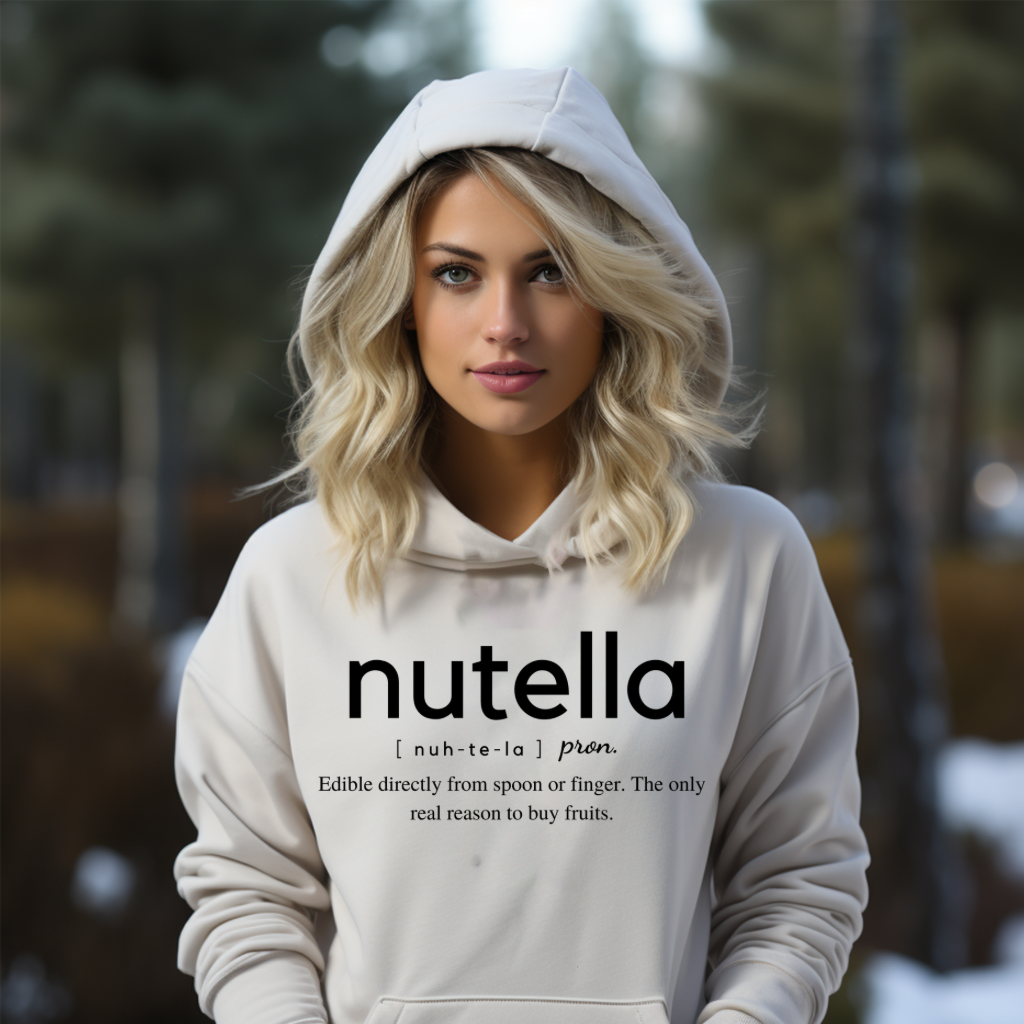 Nutella Lovers' Unisex Hoodie - Comfortable & Fashionable Sweatshirt in Multiple Colors