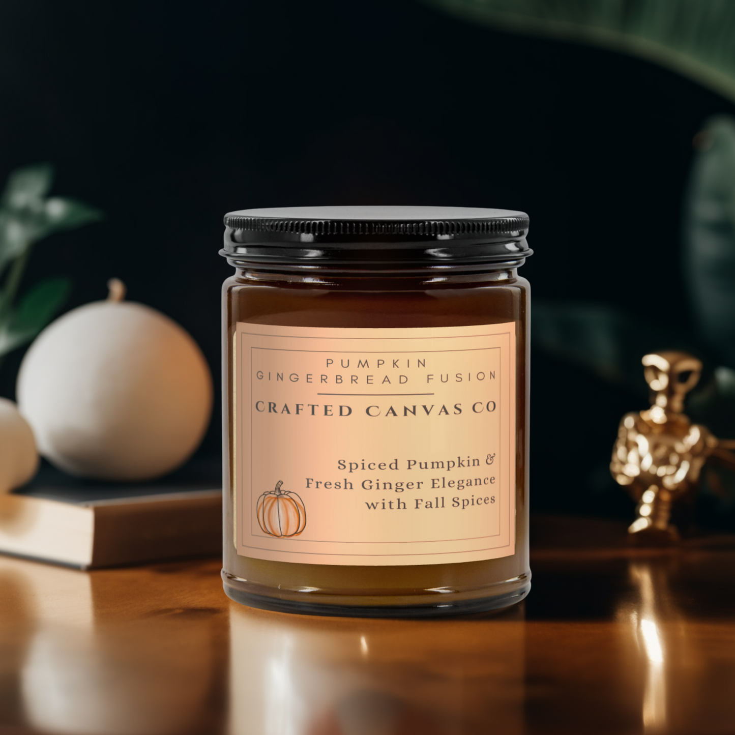 Pumpkin Gingerbread Fusion Fall Candle