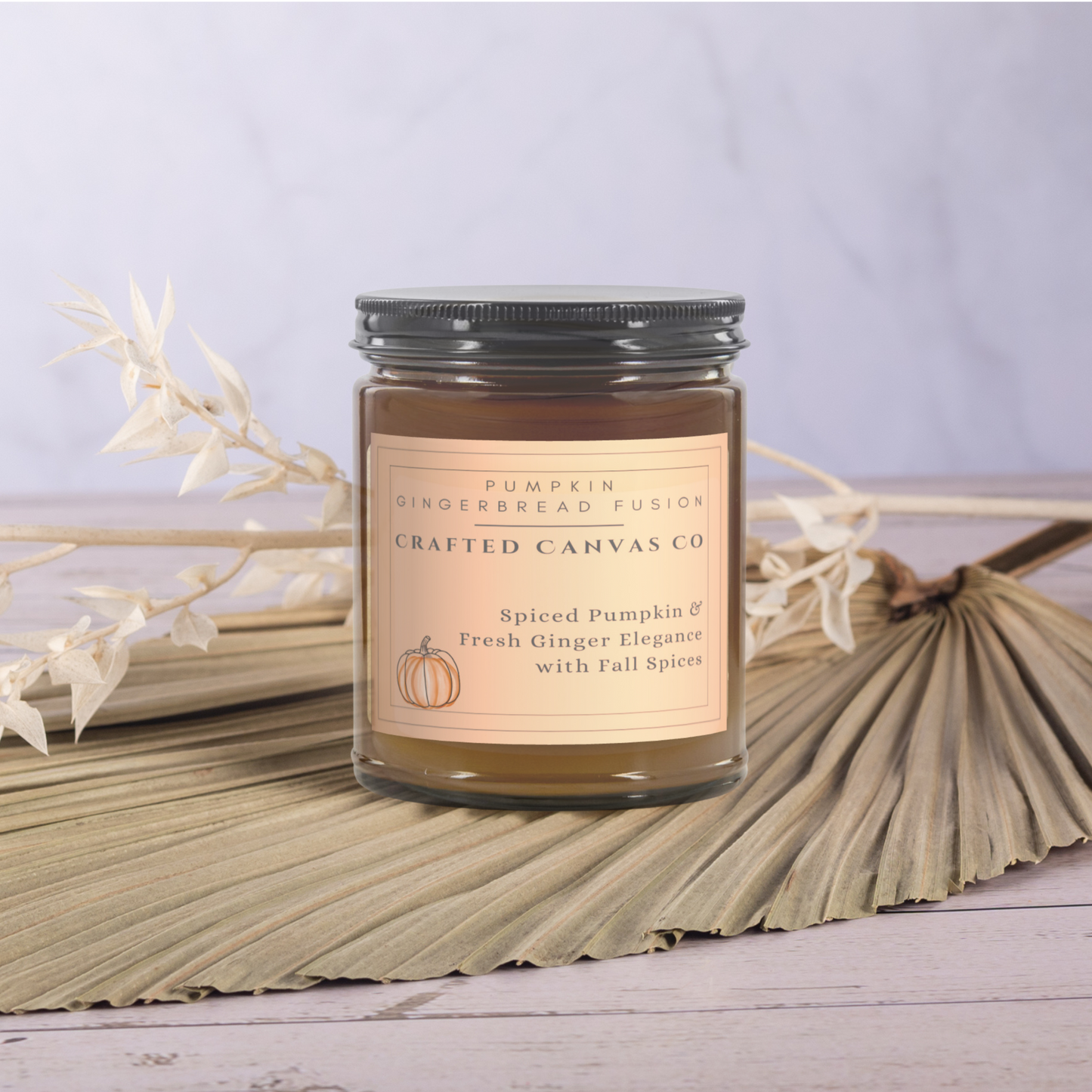 Pumpkin Gingerbread Fusion Fall Candle