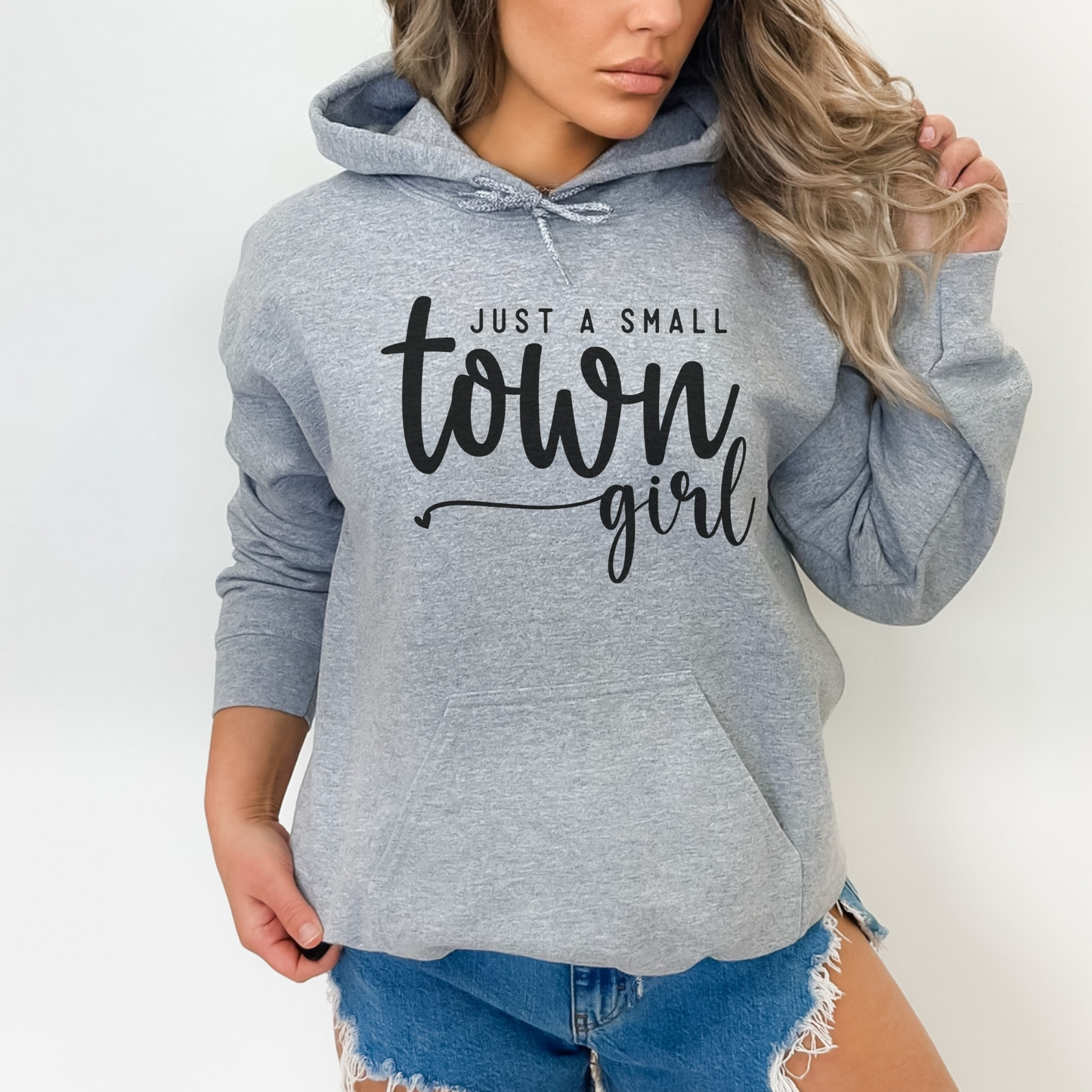 Just a small town girl! Heavy Blend™ Hooded Sweatshirt