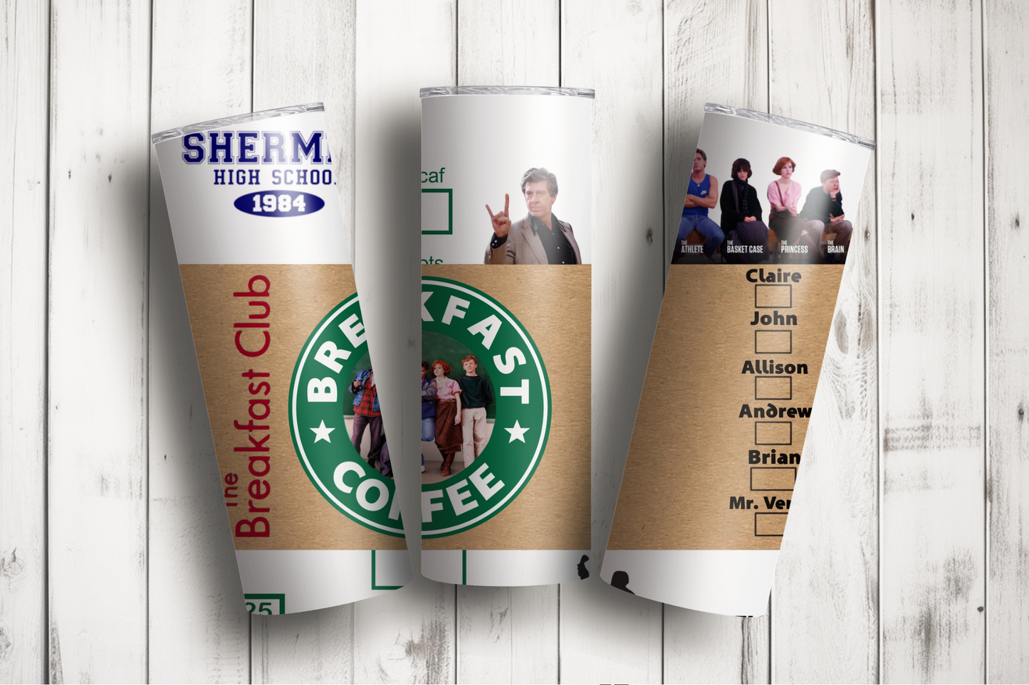 The Breakfast Club Skinny Tumbler, 20oz