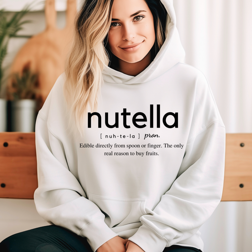 Nutella Lovers' Unisex Hoodie - Comfortable & Fashionable Sweatshirt in Multiple Colors