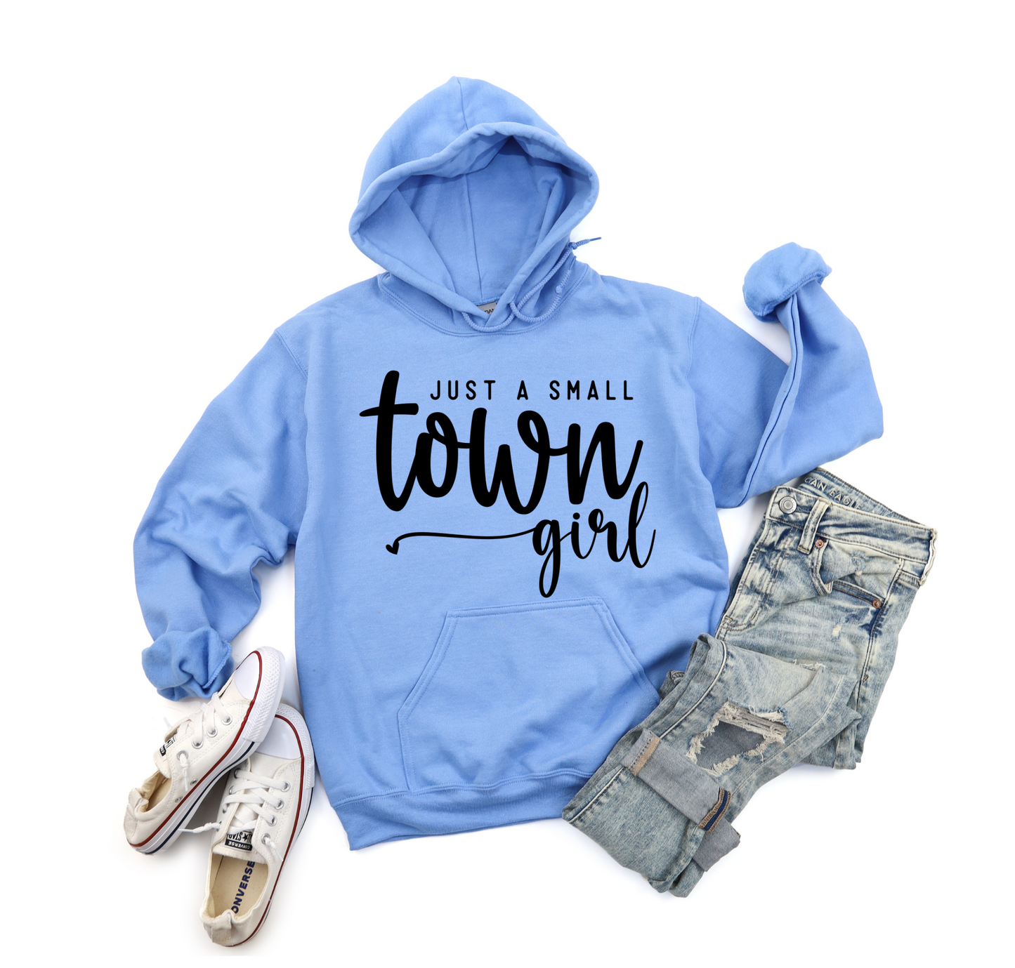 Just a small town girl! Heavy Blend™ Hooded Sweatshirt
