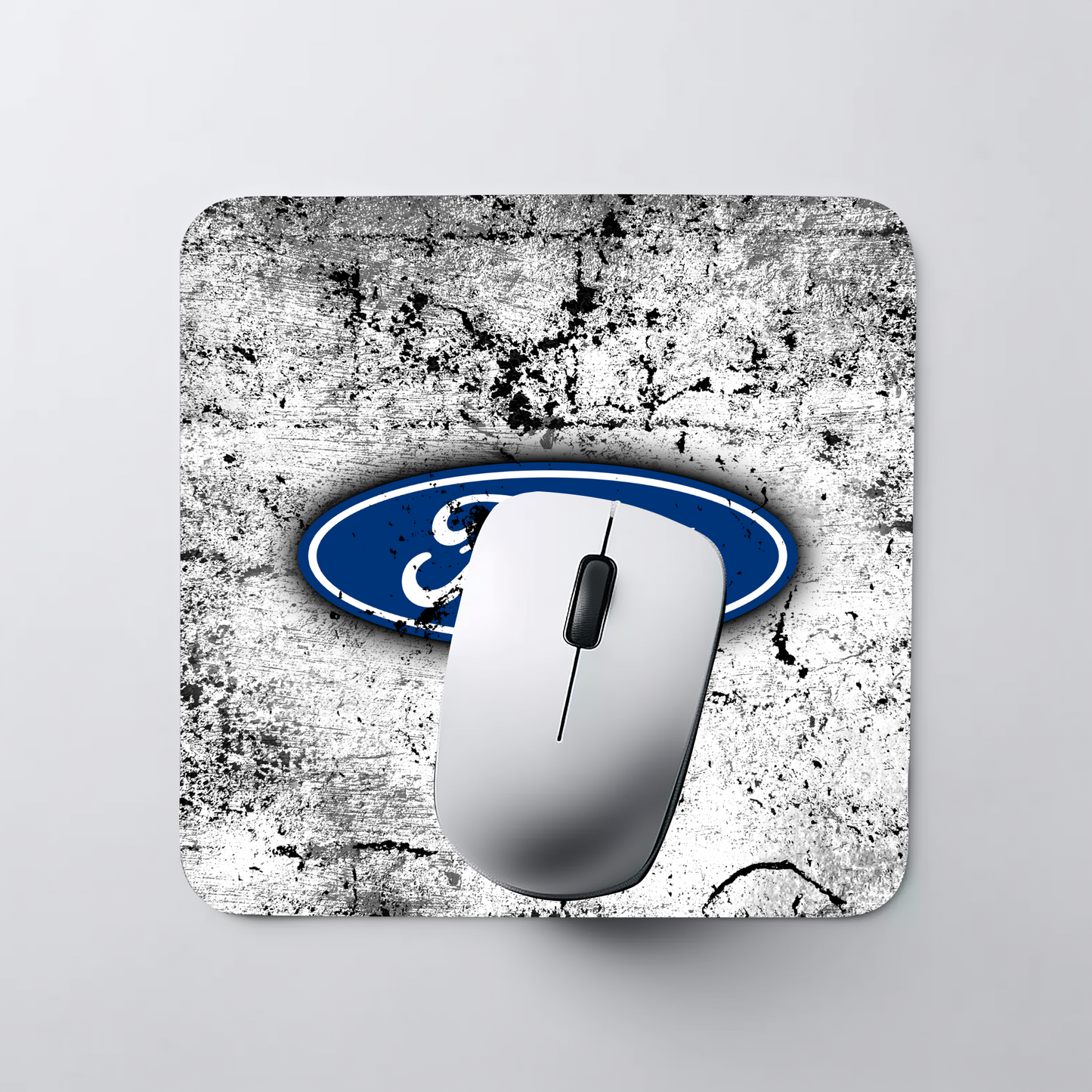 Ford Black white and blue Mouse Pad (Rectangle)