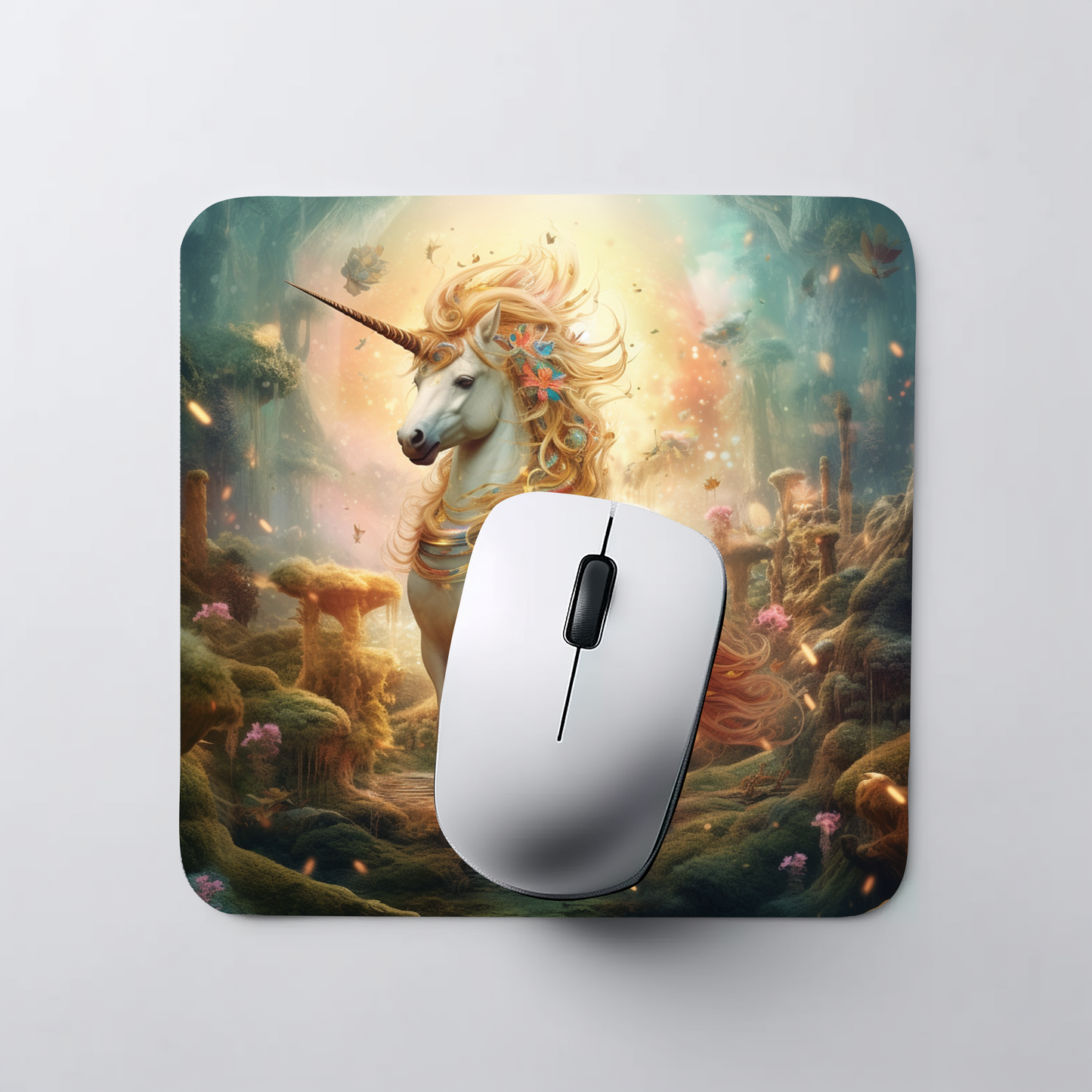 Enchanted Unicorn Mouse Pad (Rectangle)