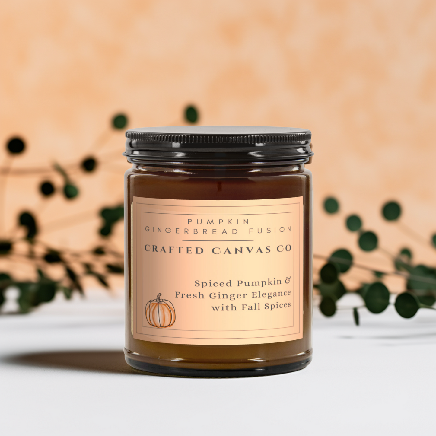 Pumpkin Gingerbread Fusion Fall Candle
