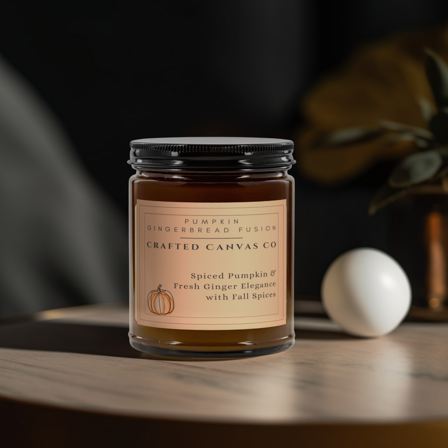 Pumpkin Gingerbread Fusion Fall Candle