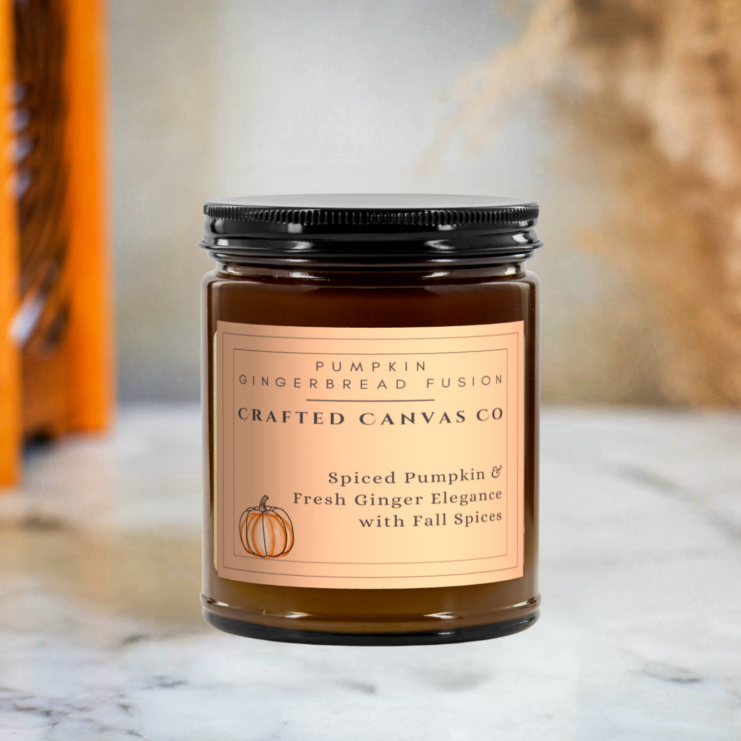 Pumpkin Gingerbread Fusion Fall Candle
