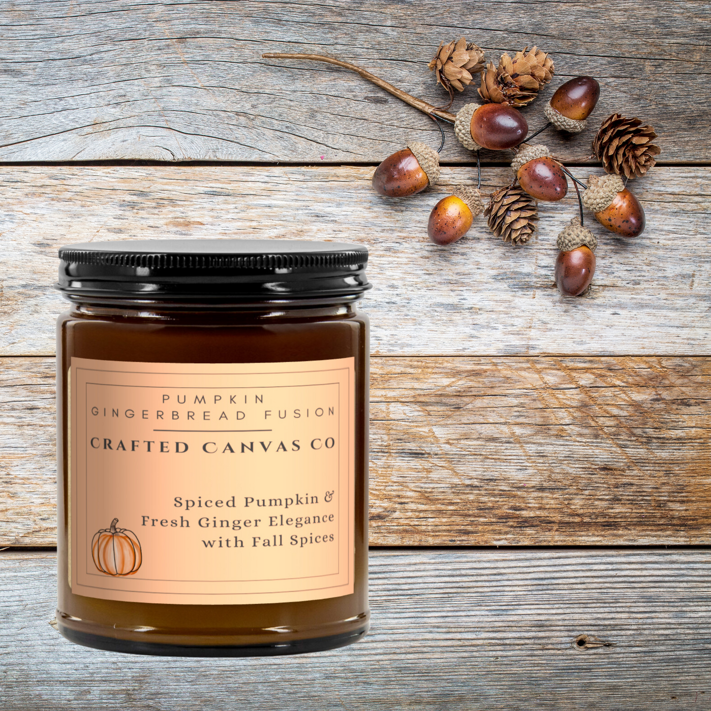 Pumpkin Gingerbread Fusion Fall Candle
